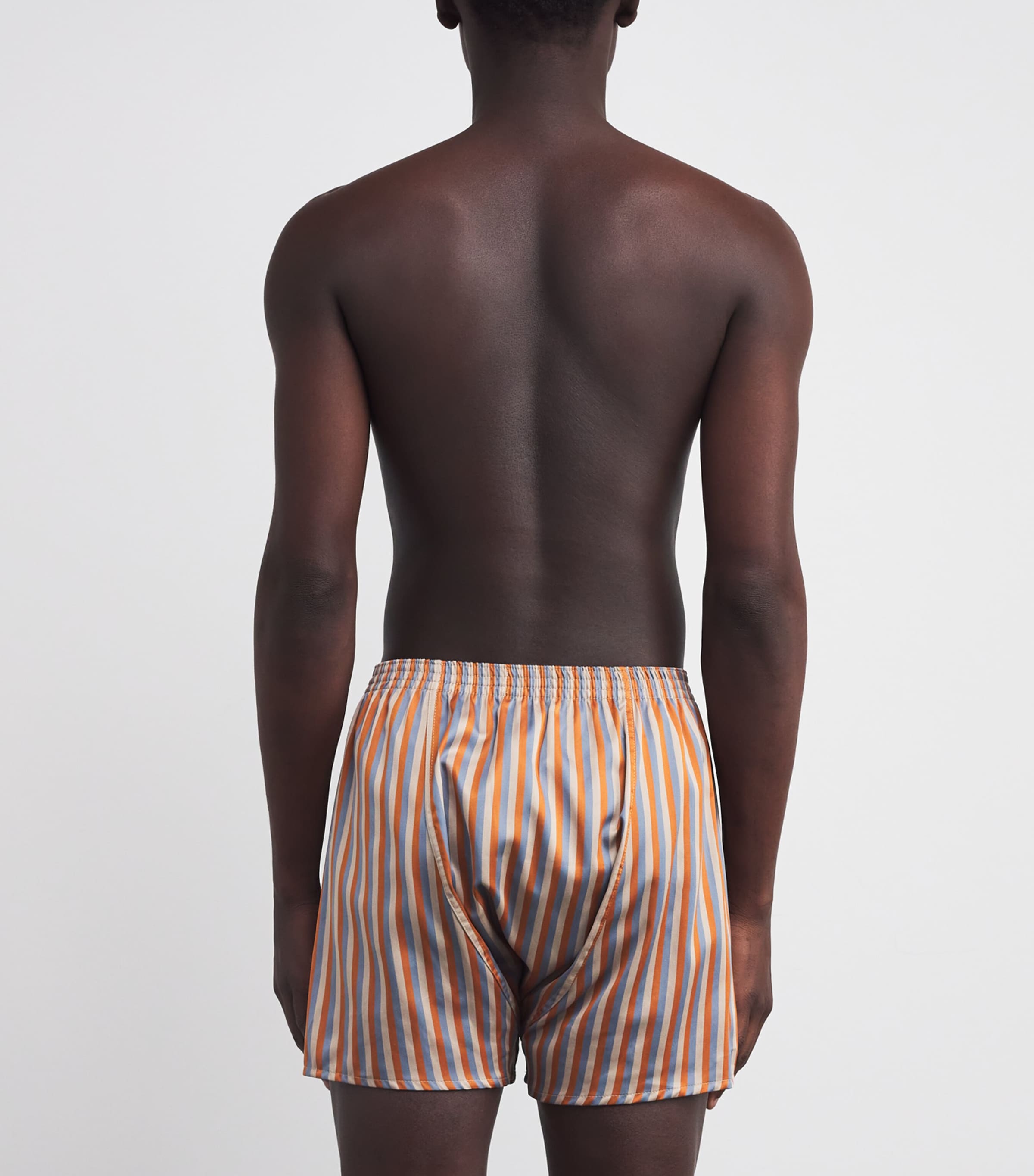 Cotton Stripe Traditional Boxers 060MUL Image 3
