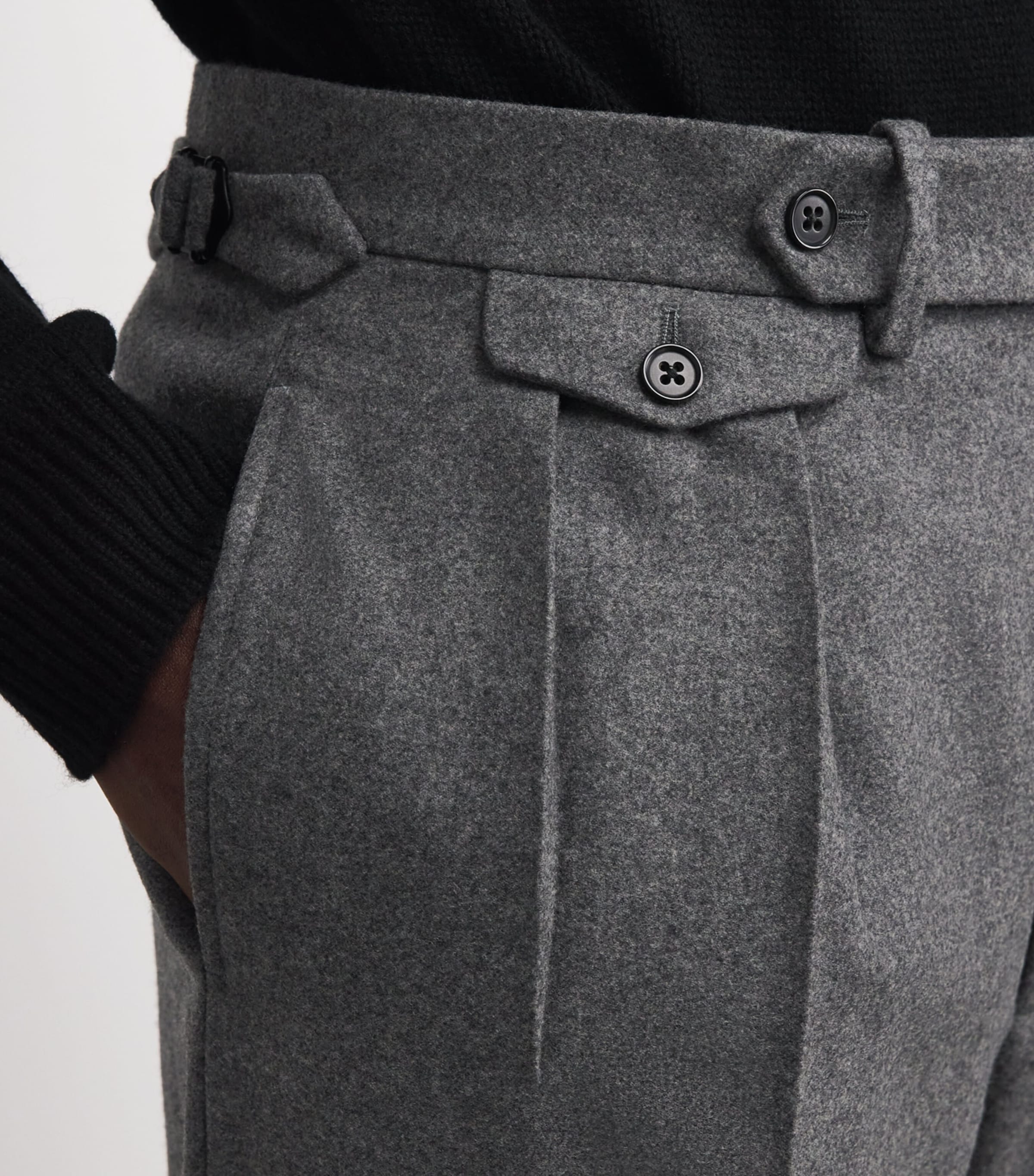 Wool Trousers MEDIUM GREY Image 6