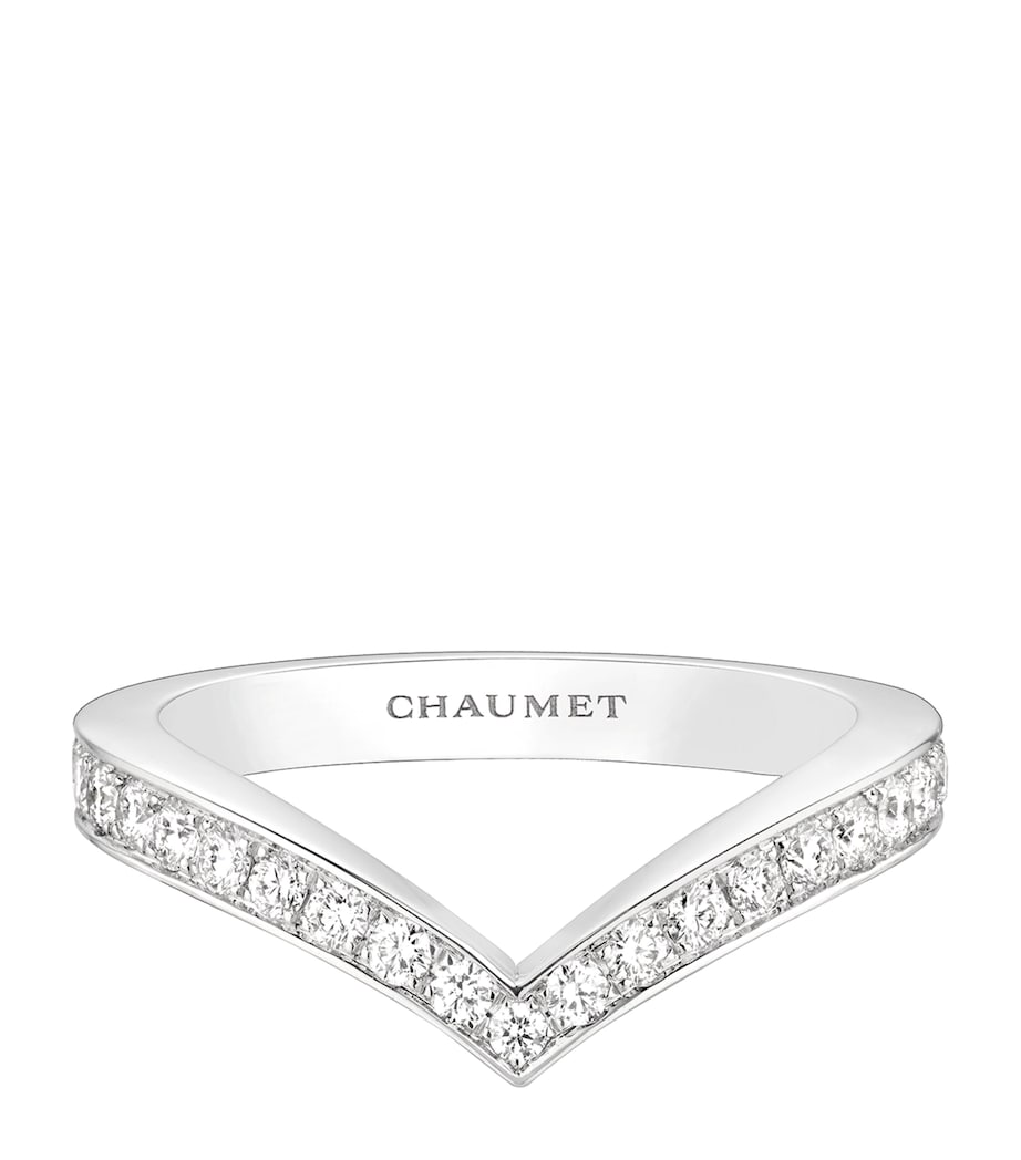 White Gold and Diamond Joséphine Aigrette Ring WHITE GOLD Image 1