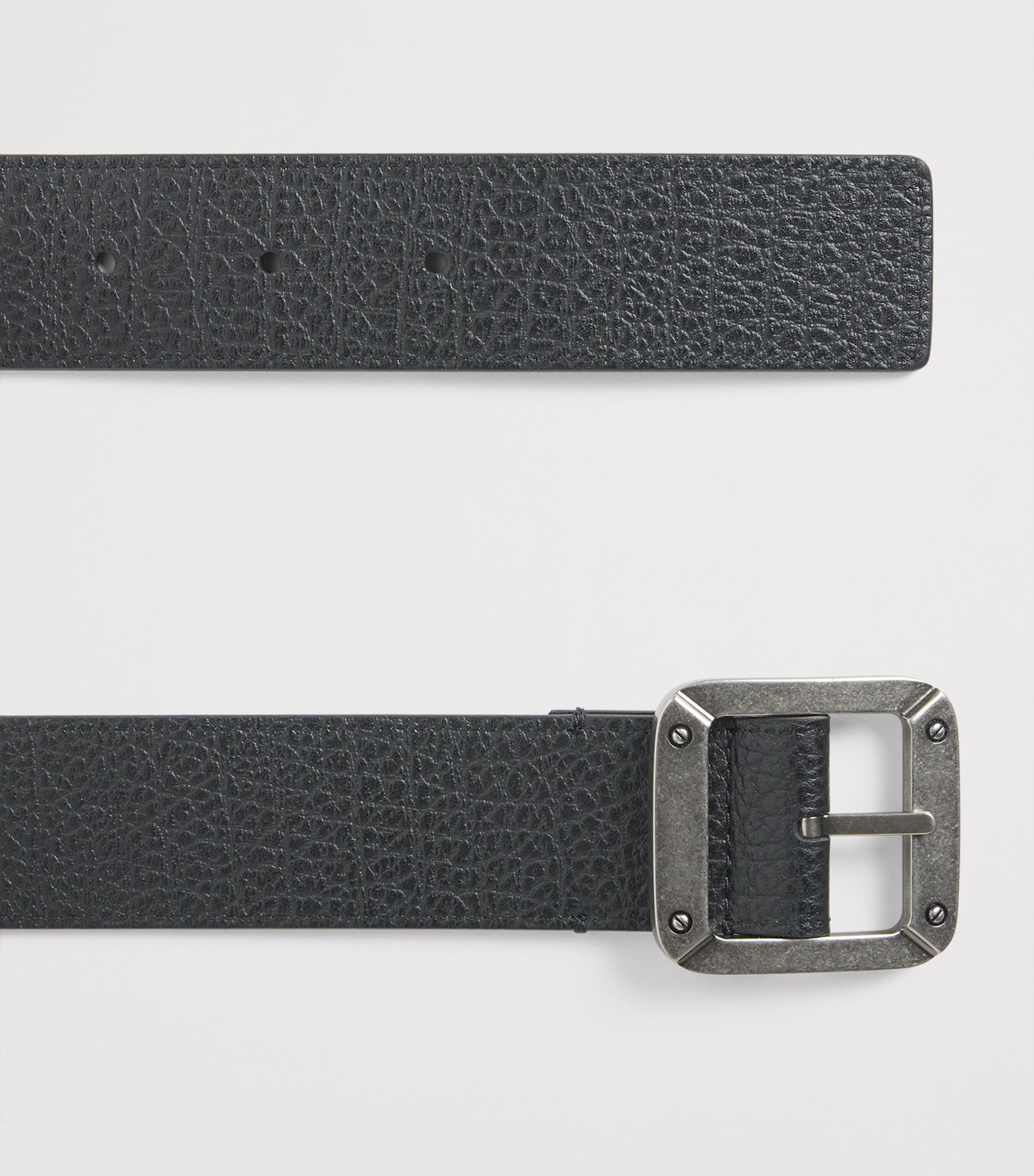 Acne Studios Leather Reversible Belt Black Image 3