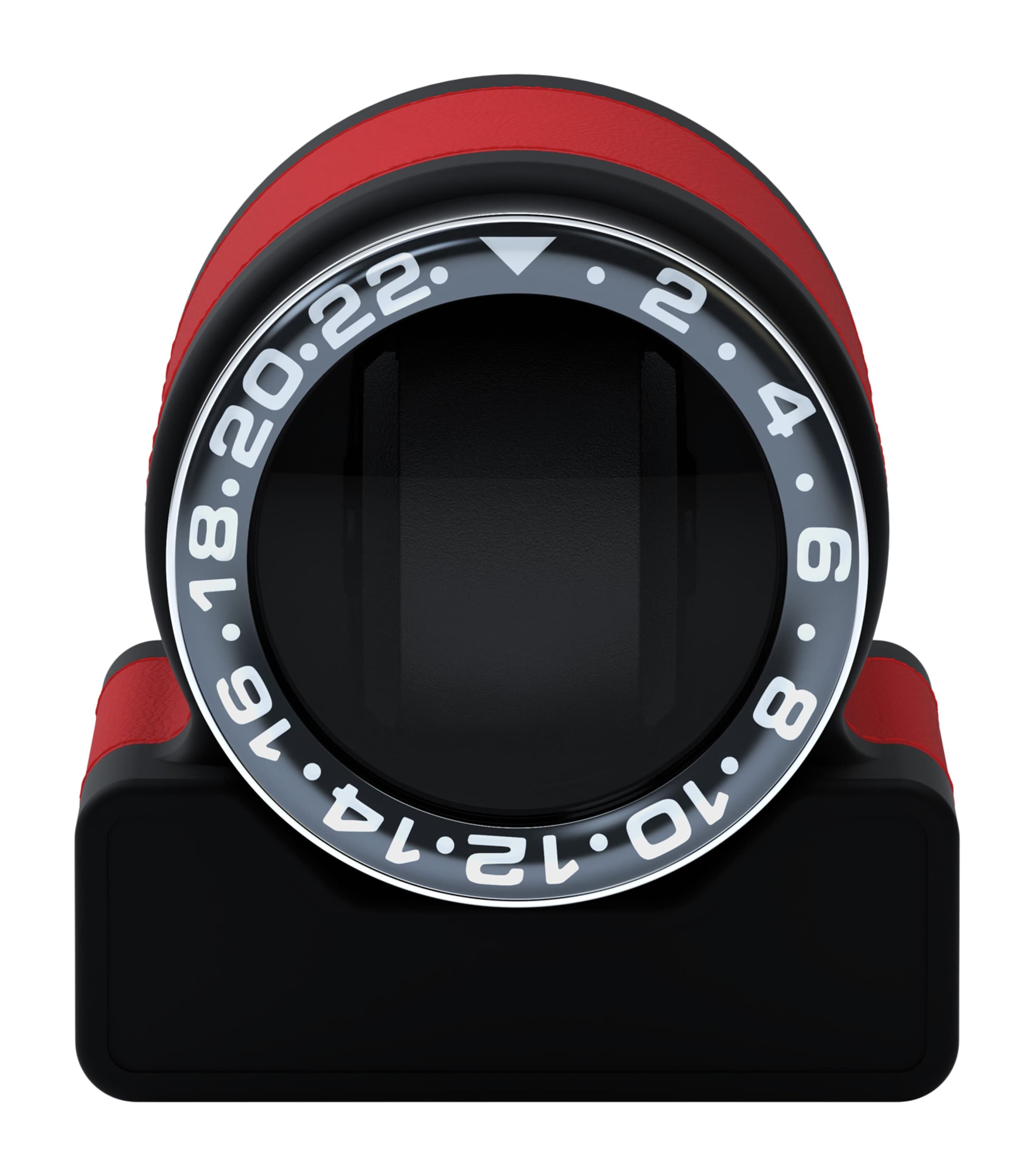 Scatola Del Tempo Rotor One Sport Watch Winder In Red