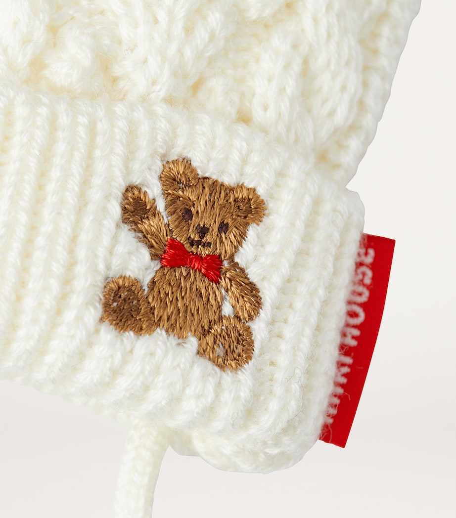 Embroidered Cable-Knit Mittens 31 Image 3