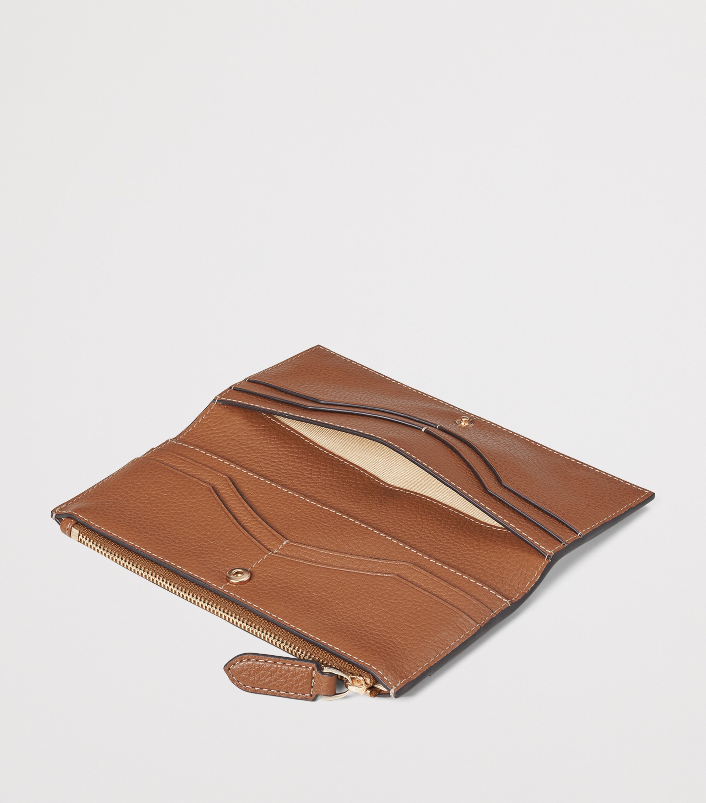 Aspinal Of London Large Leather Hudson Purse Tan Image 6