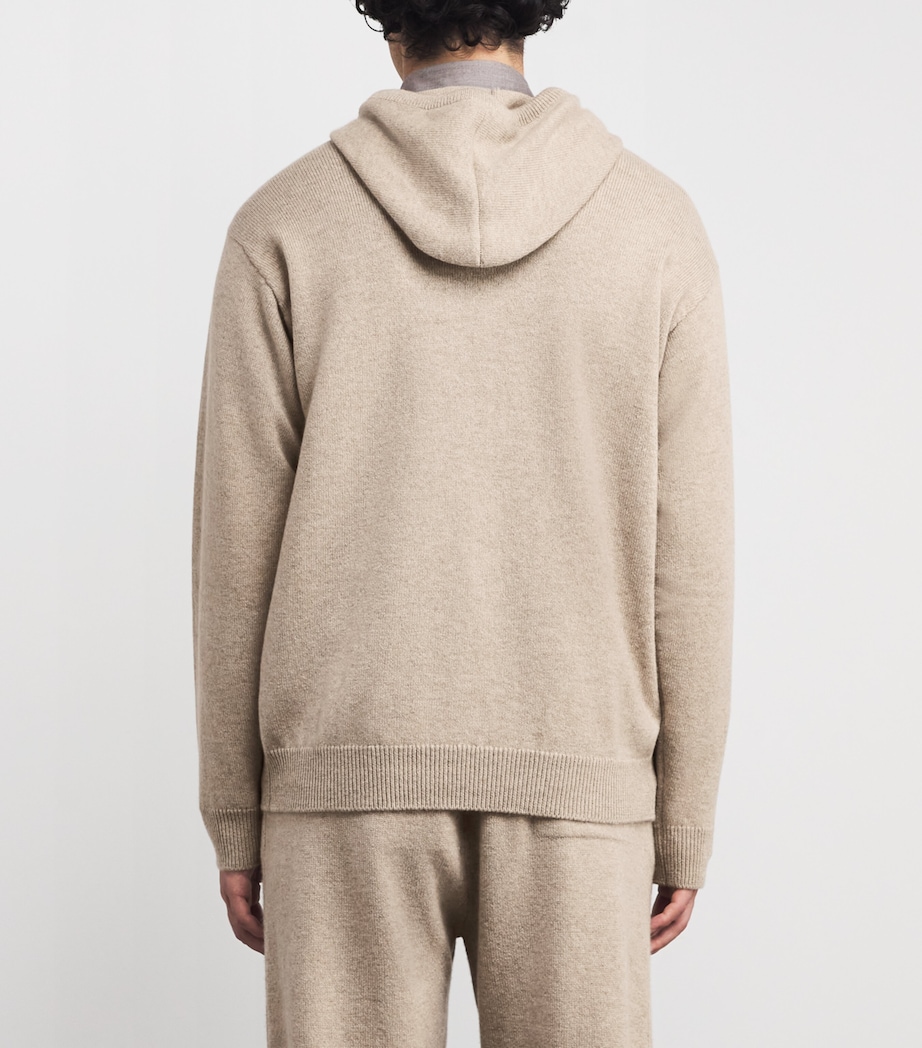 Cashmere Hoodie DARK MEDIUM DYED Image 4
