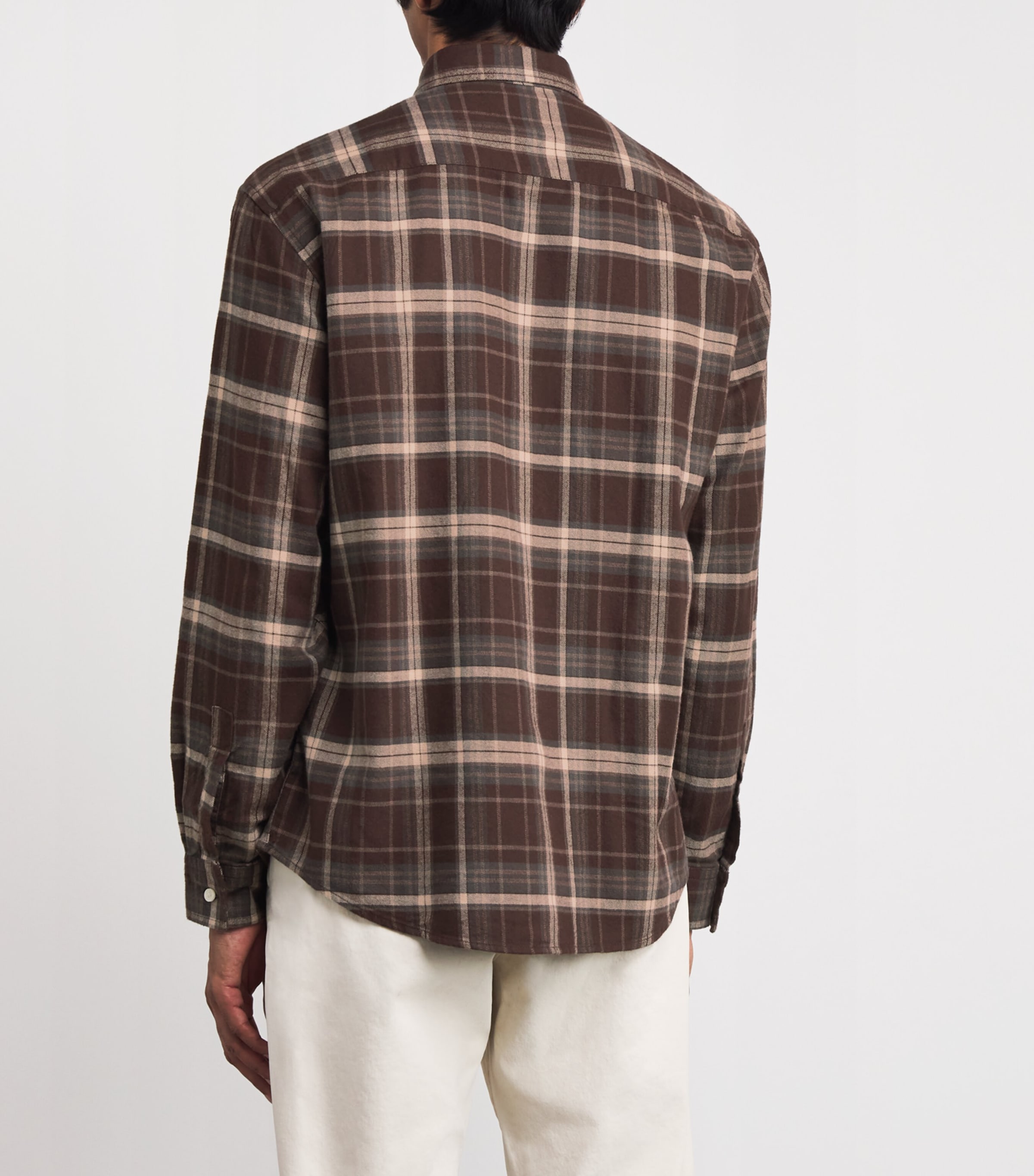 Organic Cotton Flannel Deon Shirt DUSKY PORT Image 4