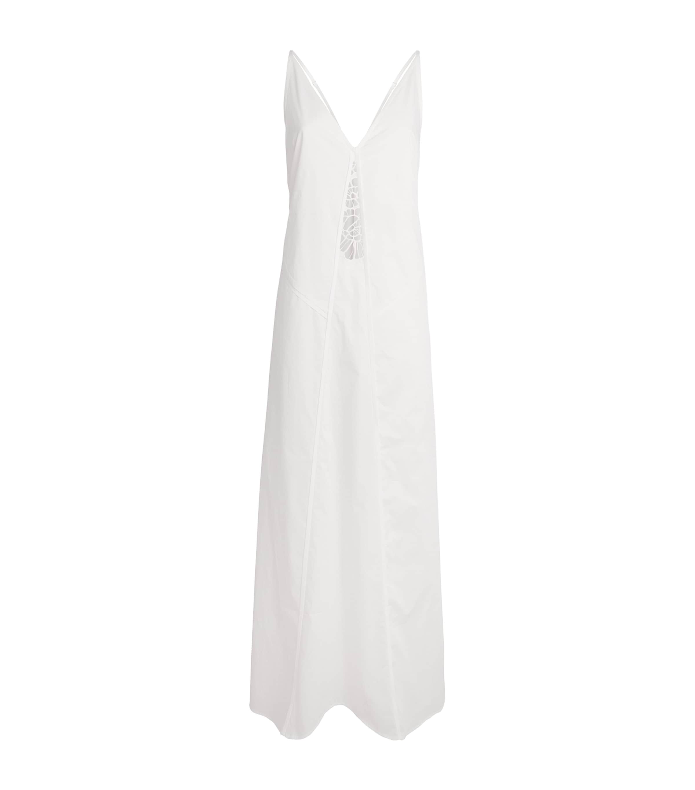 SIR. Womens Cotton Klara Maxi Dress Ivory Image 1