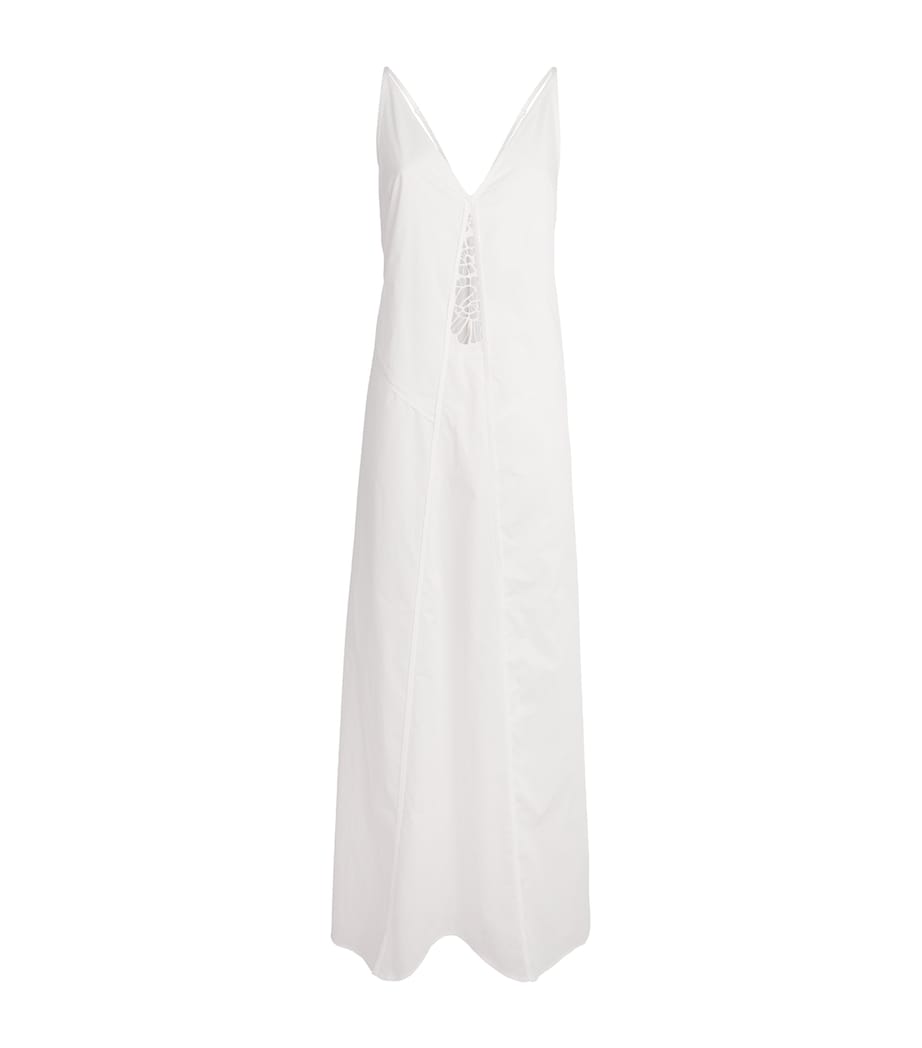 SIR. Womens Cotton Klara Maxi Dress Ivory Image 1