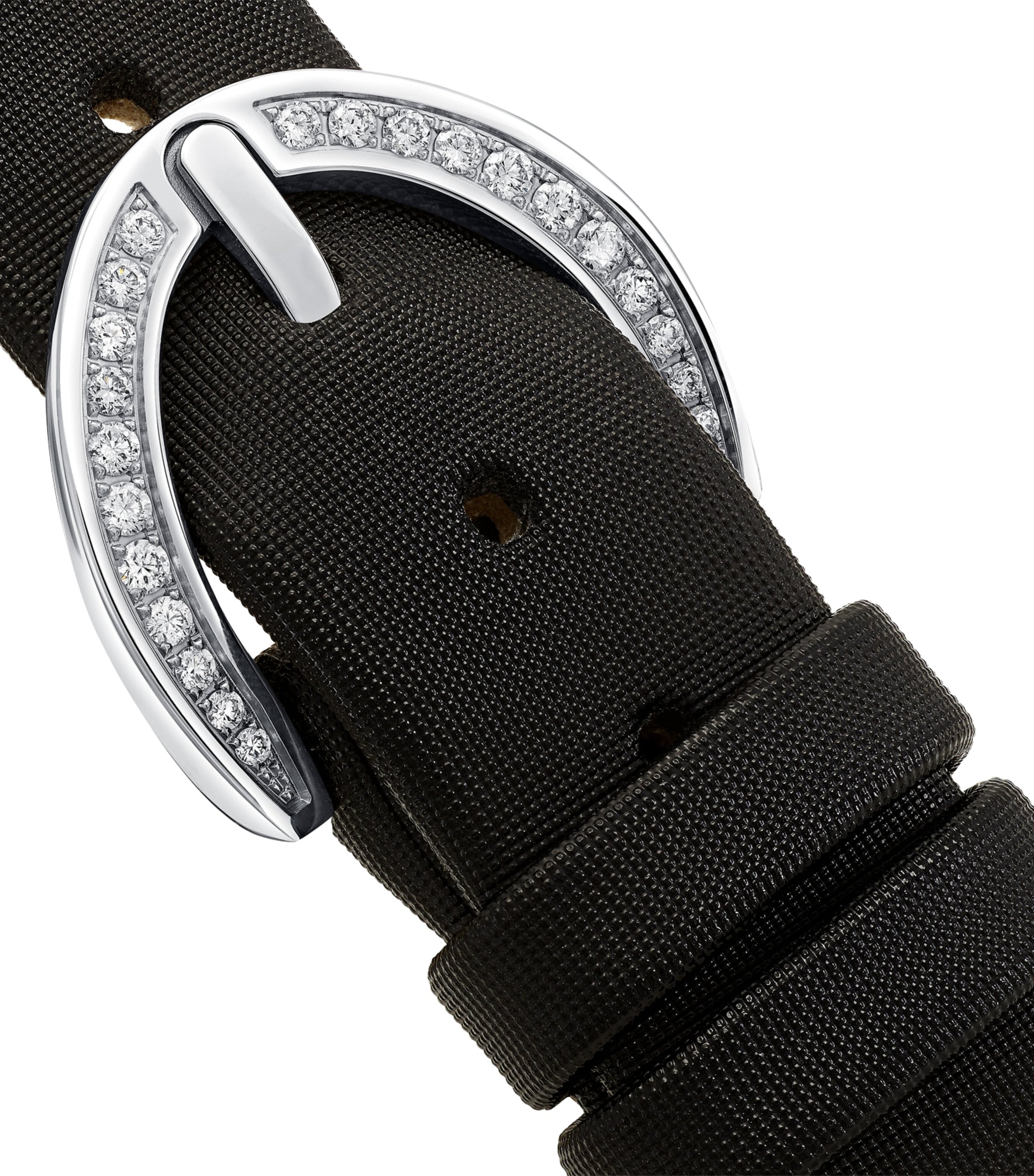 Platinum and Diamond Classic Butterfly Watch 28mm STAINLESS STEEL Image 4