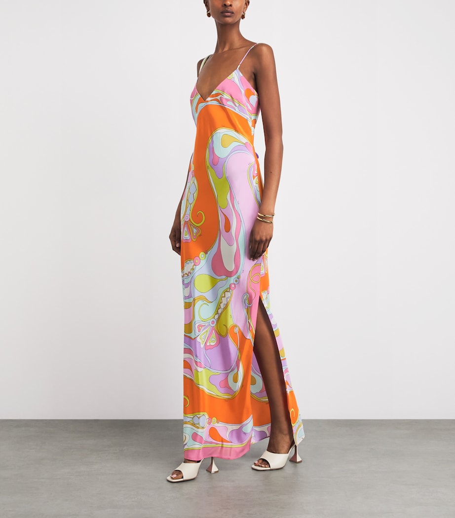 PUCCI Multi Silk Printed Maxi Slip Dress | Harrods HK PUCCI Multi Silk Printed Maxi Slip Dress | Harrods HK