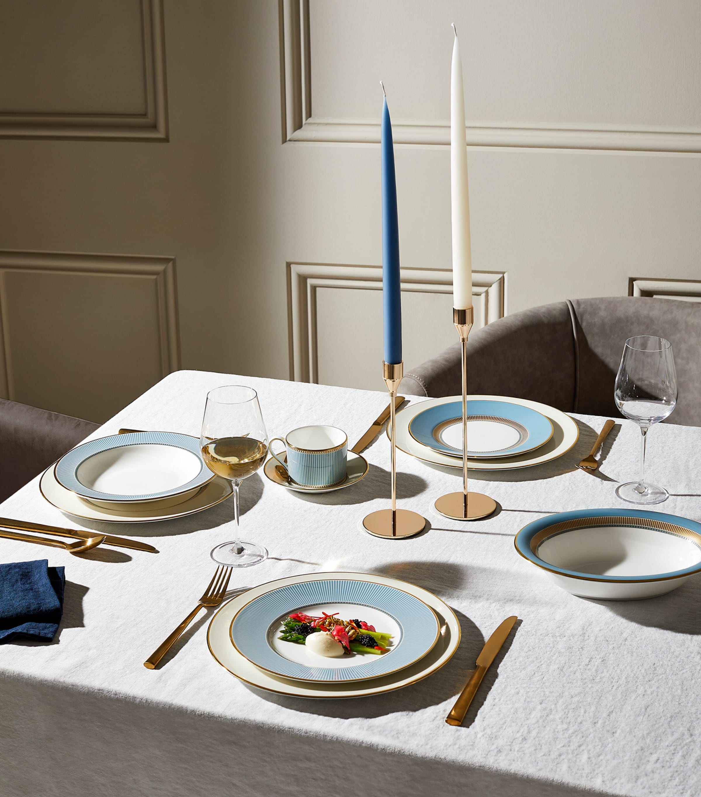 Bone China Helia Oval Dish (5cm) MINT Image 2