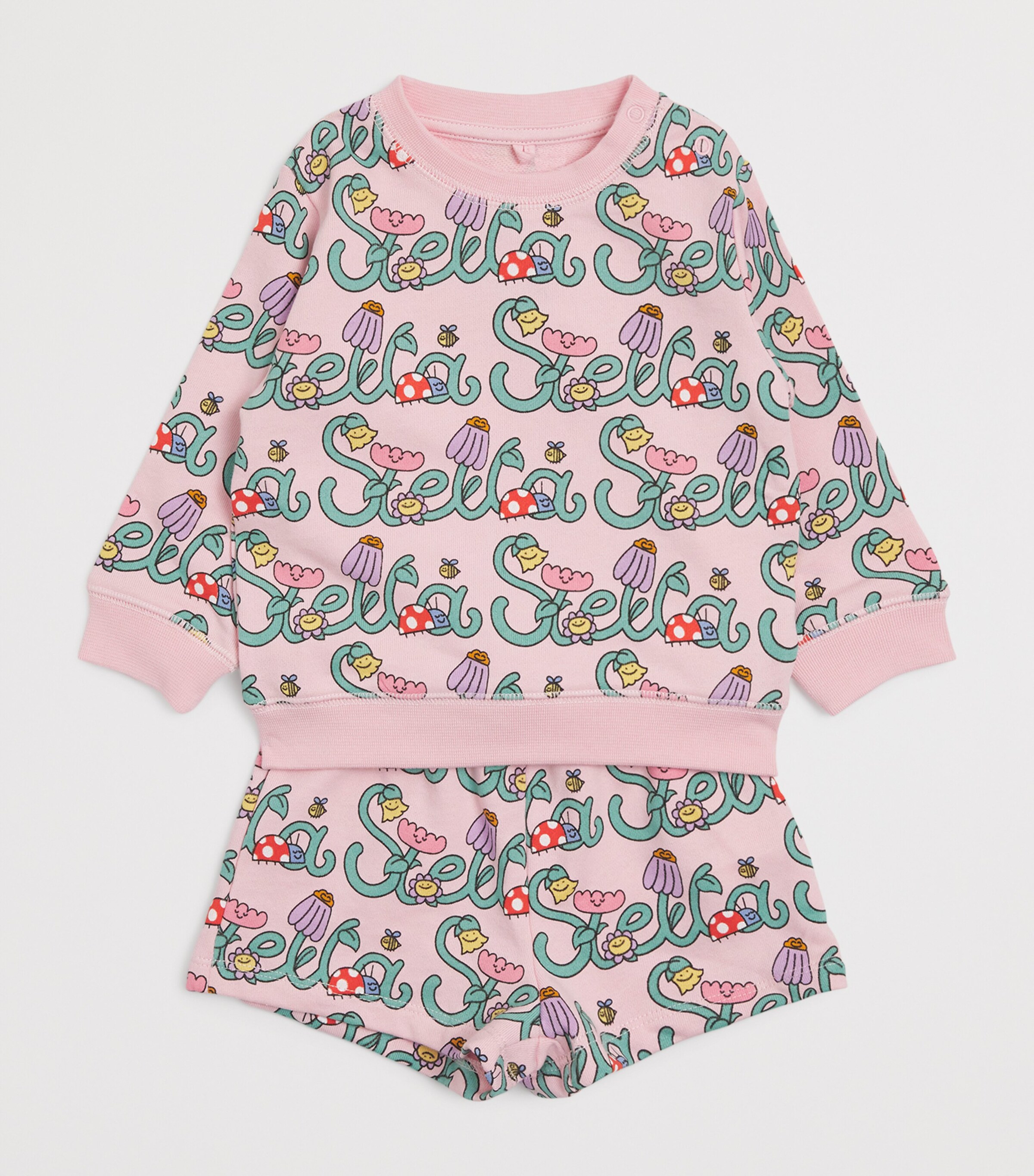 Stella McCartney Kids Floral T-Shirt and Shorts Set (6 Months-3 Years) Image 3