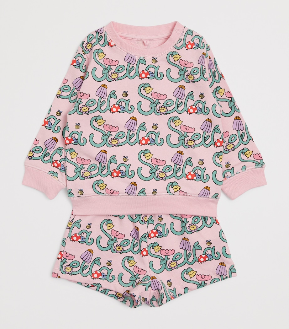 Stella McCartney Kids Floral T-Shirt and Shorts Set (6 Months-3 Years) Image 3