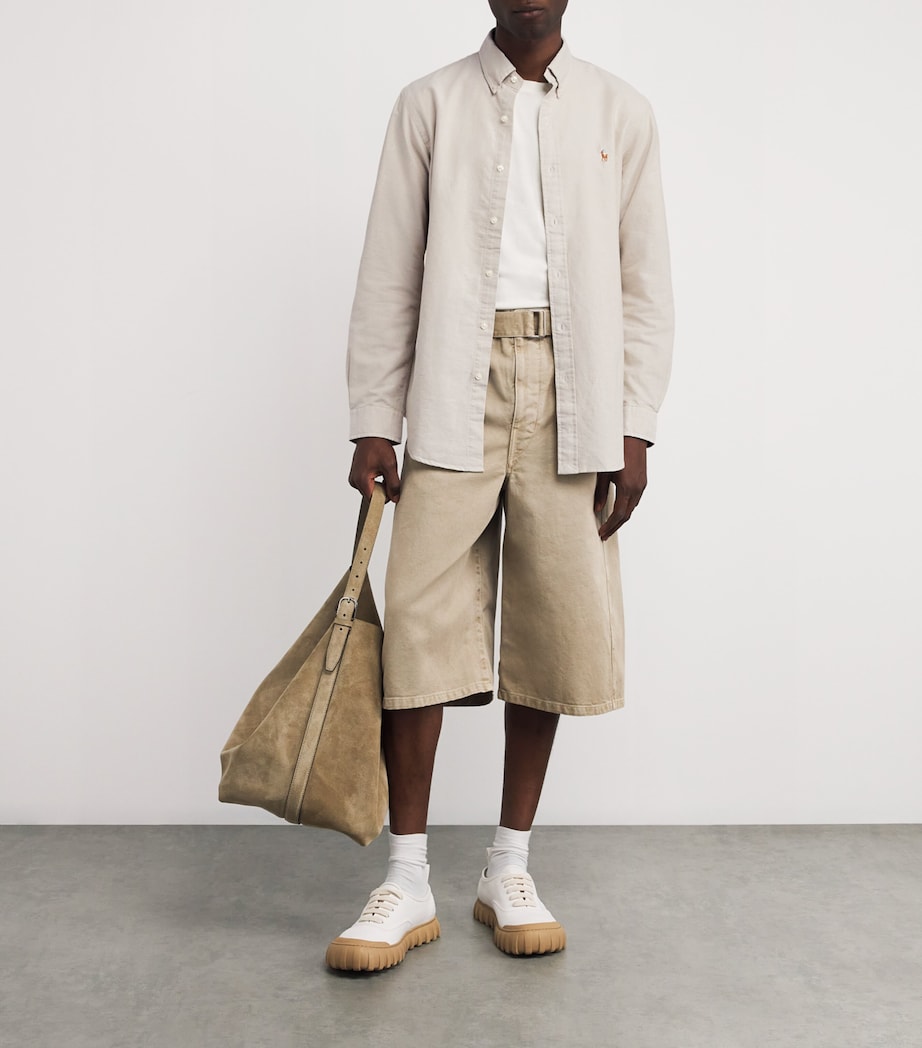 Cotton Oxford Shirt BEIGE/KHAKI Image 2