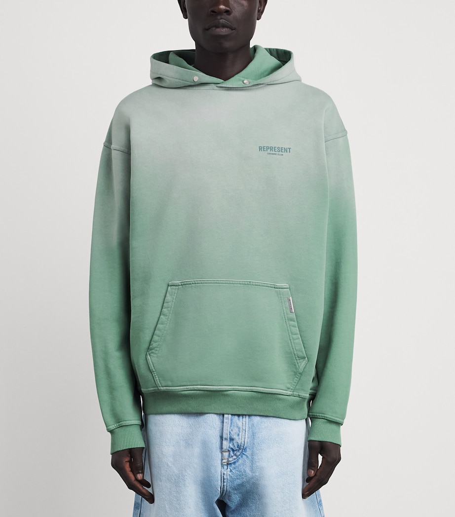 Represent Mens Owners Club Hoodie Washed Aloe Image 4