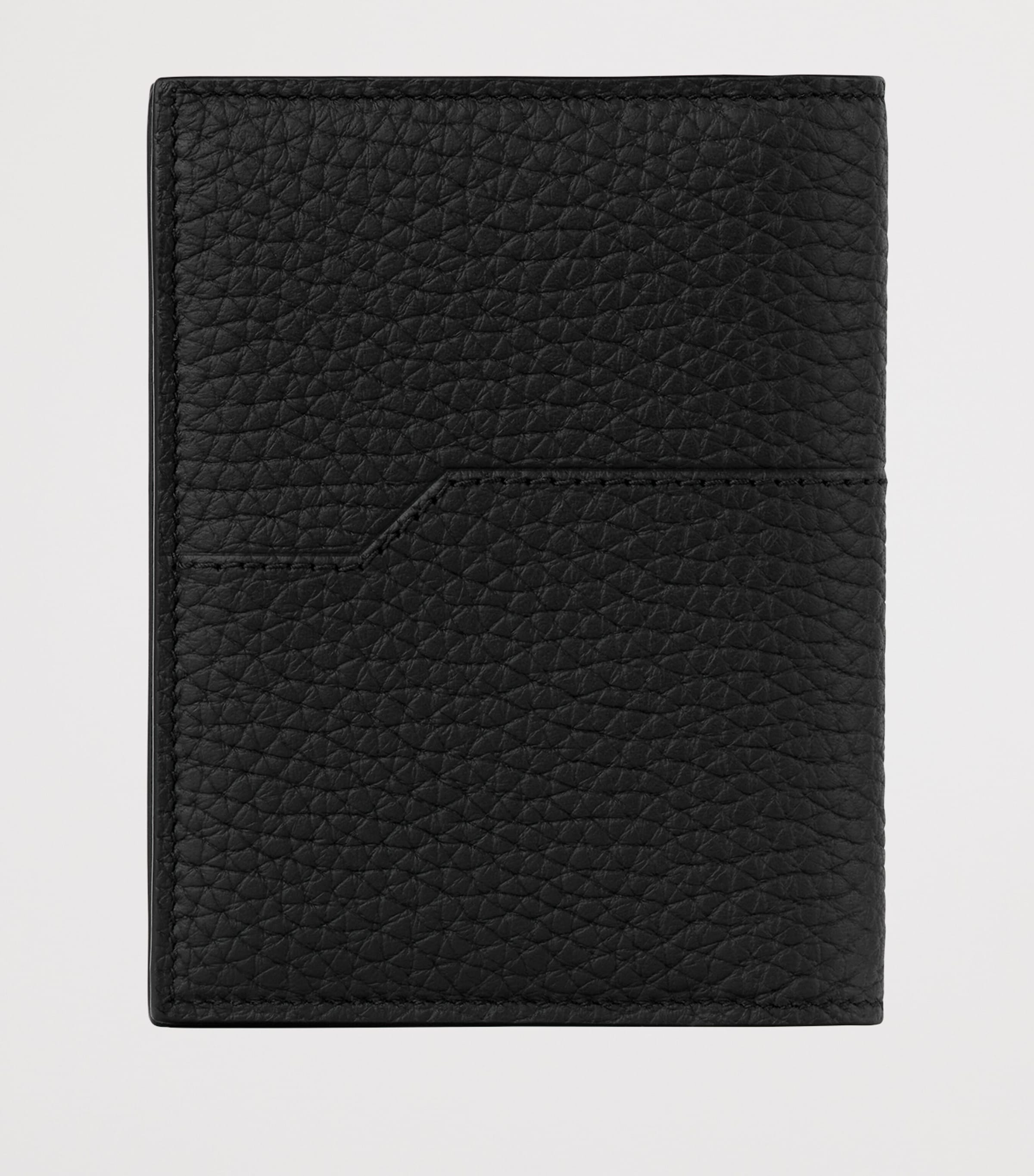 Leather Heritage Card Holder BLACK Image 3