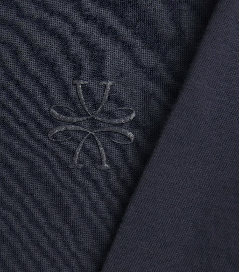 Cotton Crew-Neck T-Shirt Y99 NAVY BLUE Image 5