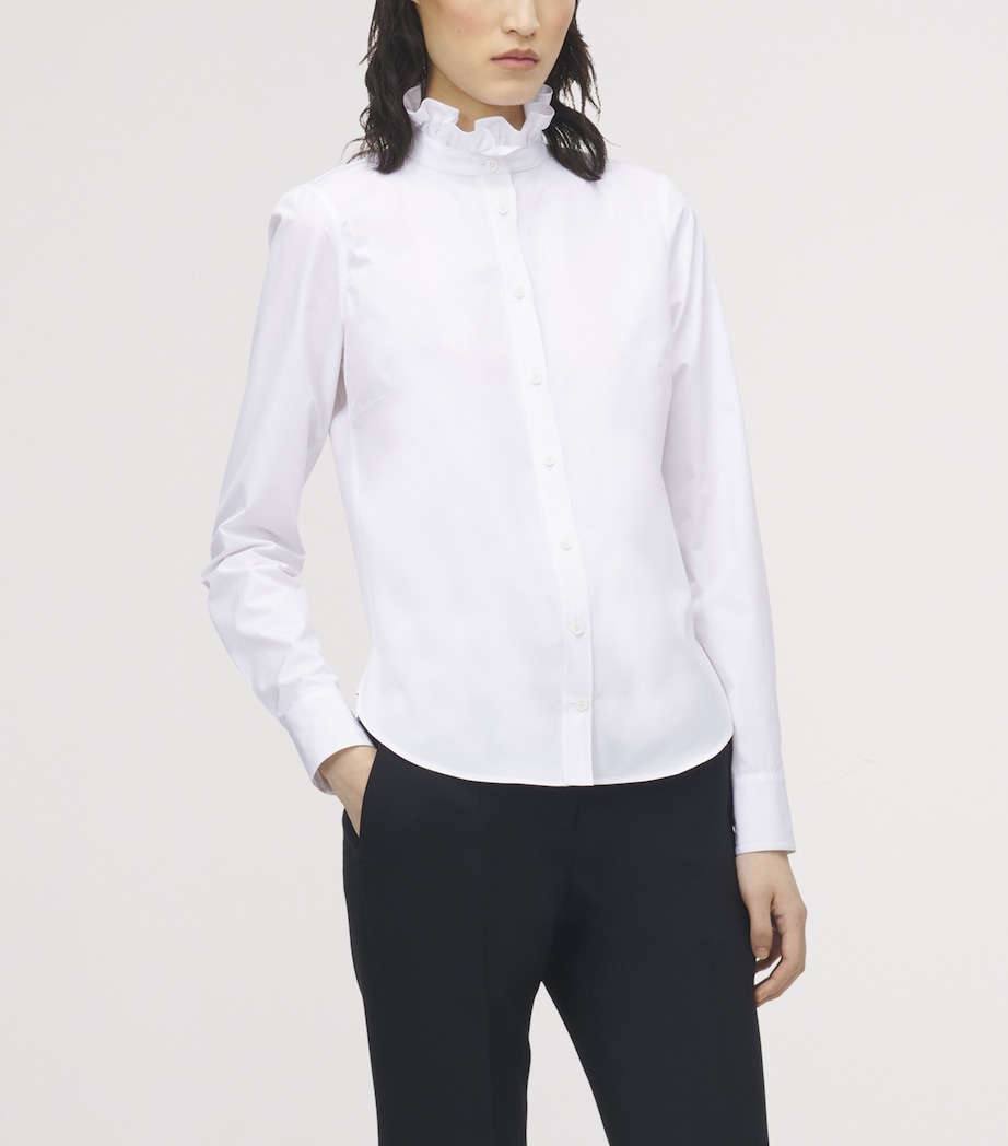 Cotton High-Neck Shirt 9000 Image 5