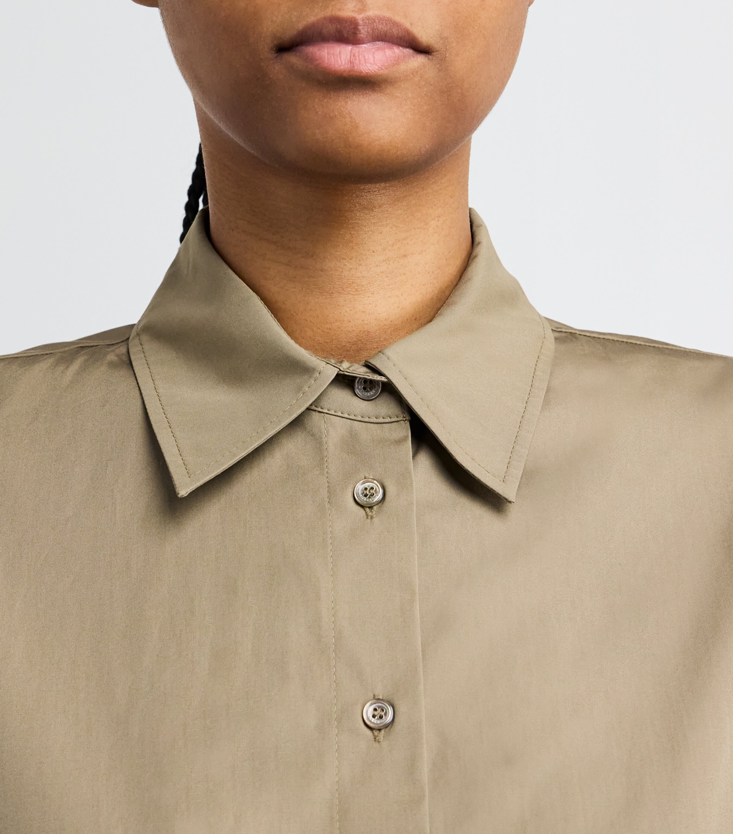 Cotton Boxy-Fit Heavy Shirt DESERT Image 6