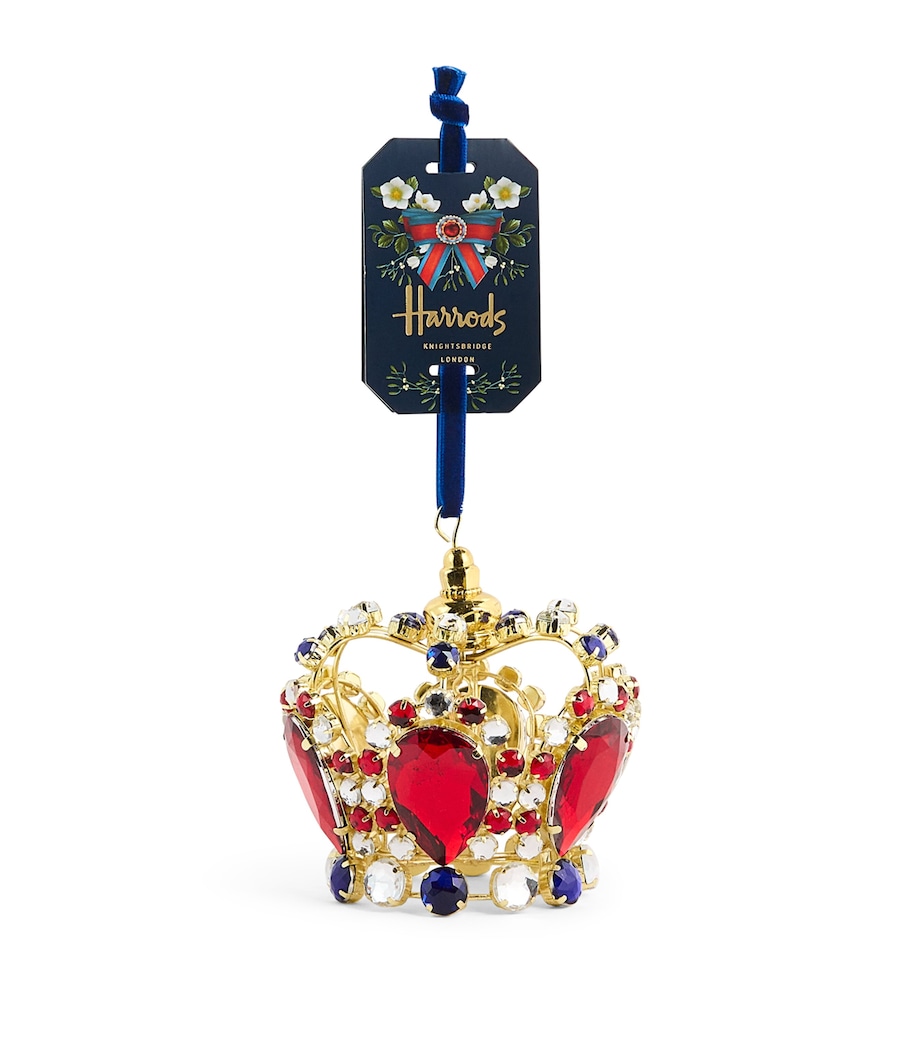 Embellished Crown Tree Decoration MULTI Image 1