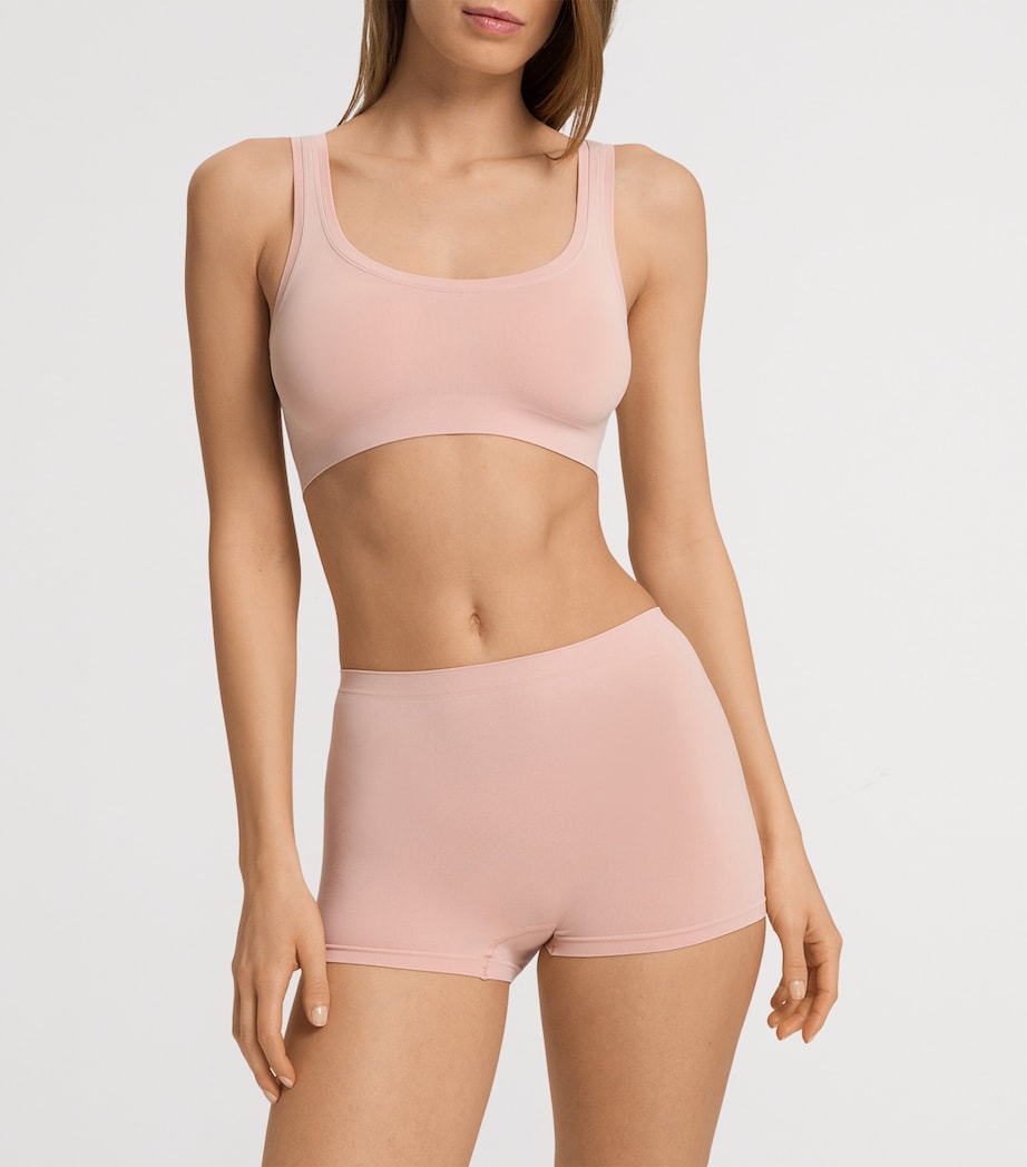 Touch Feeling Crop Top PINK/ROSE Image 3