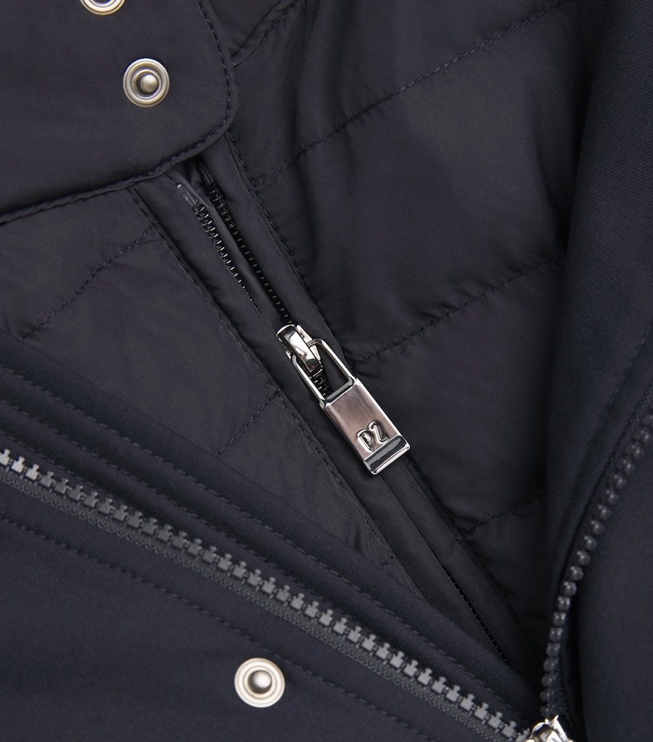 Double-Layer Technical Field Jacket 01 BLUE NAVY Image 5