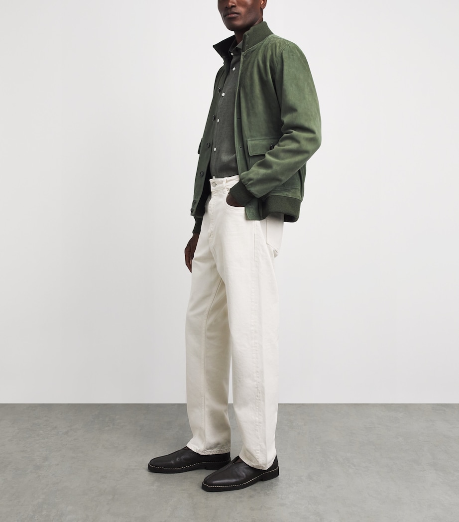Valstar Mens Valstarino Suede Jacket Basil Image 2