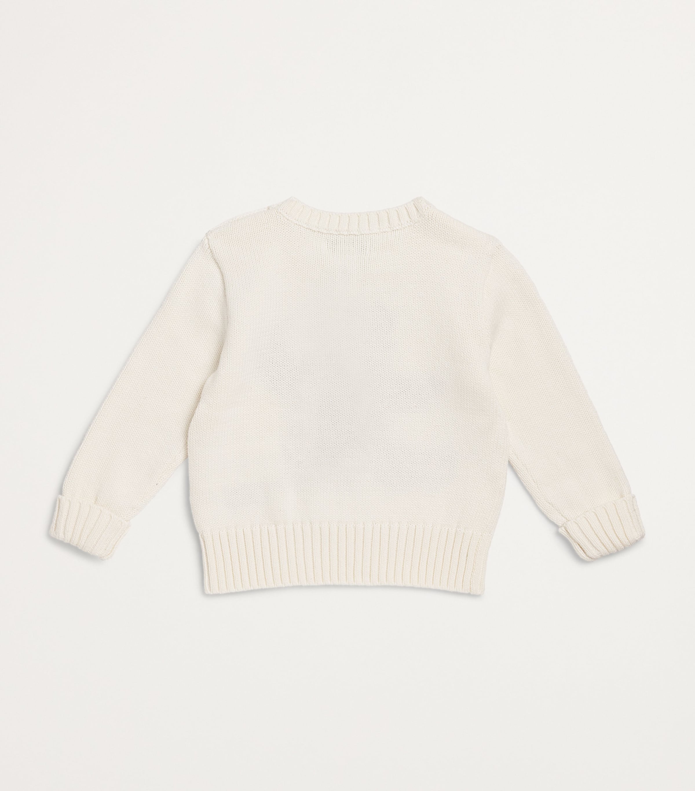 Cotton Polo Bear Sweater (3-24 Months) NEVIS Image 2