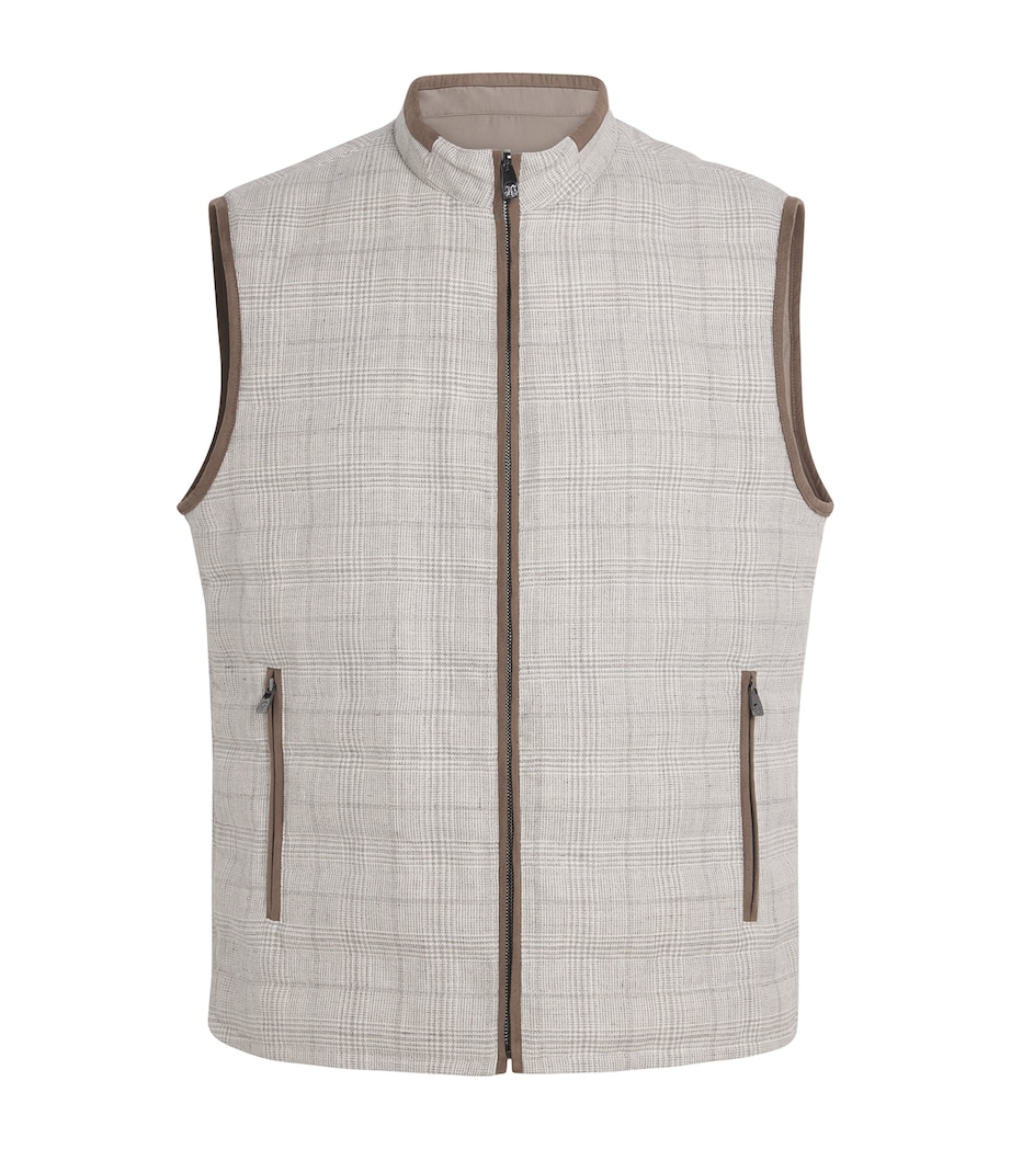 Reversible Padded Gilet 025 GREY DYED STEEL Image 1
