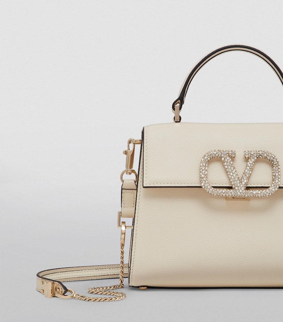 Valentino Garavani Small Calfskin VSLING Top-Handle Bag Image 5