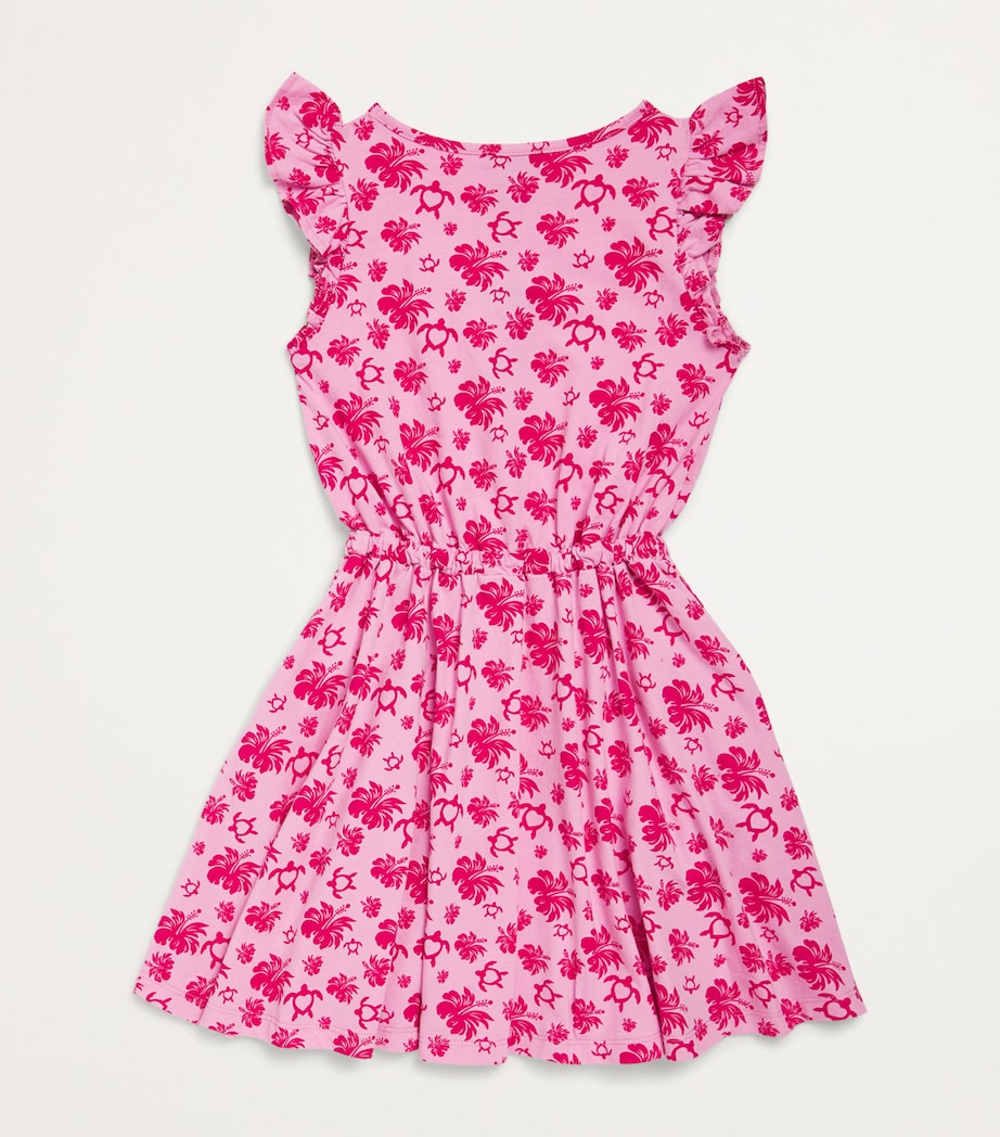 Cotton Tahiti Turtles Dress (2-12 Years) 162 PETUNIA Image 2