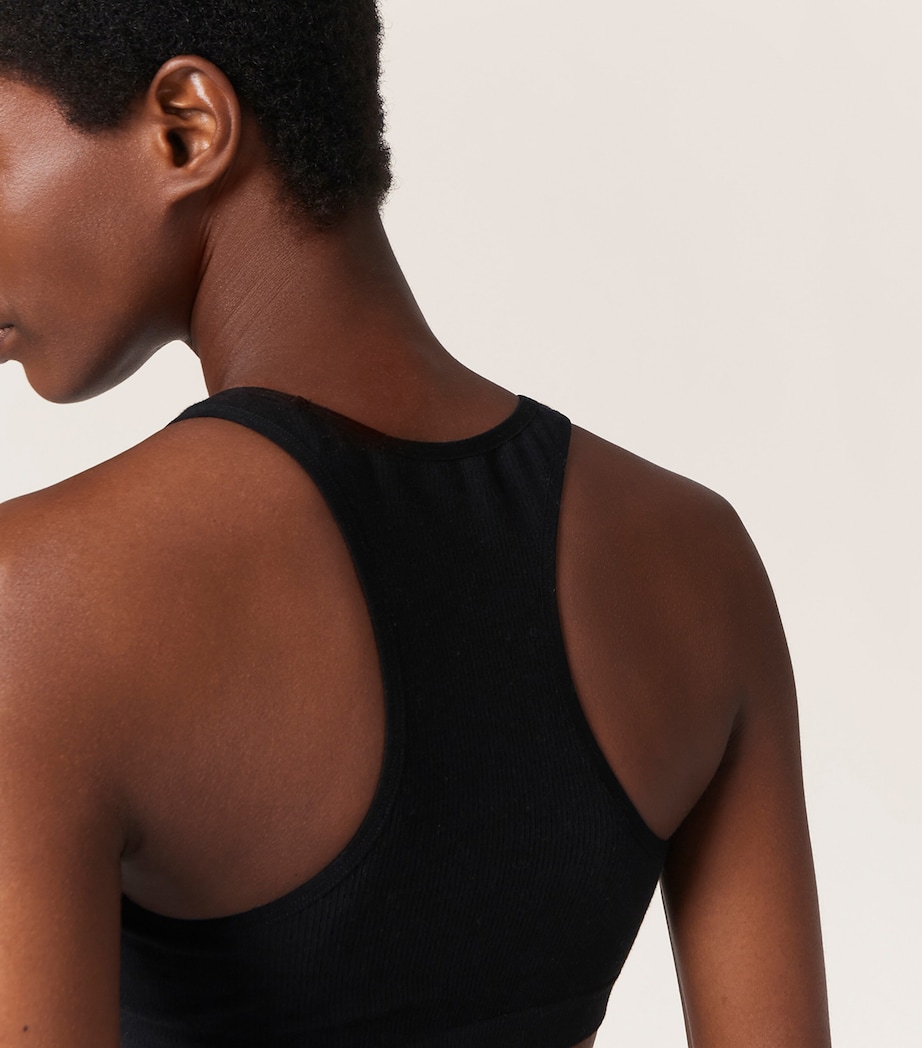 Seamless Racerback Crop Top F0002 Image 3