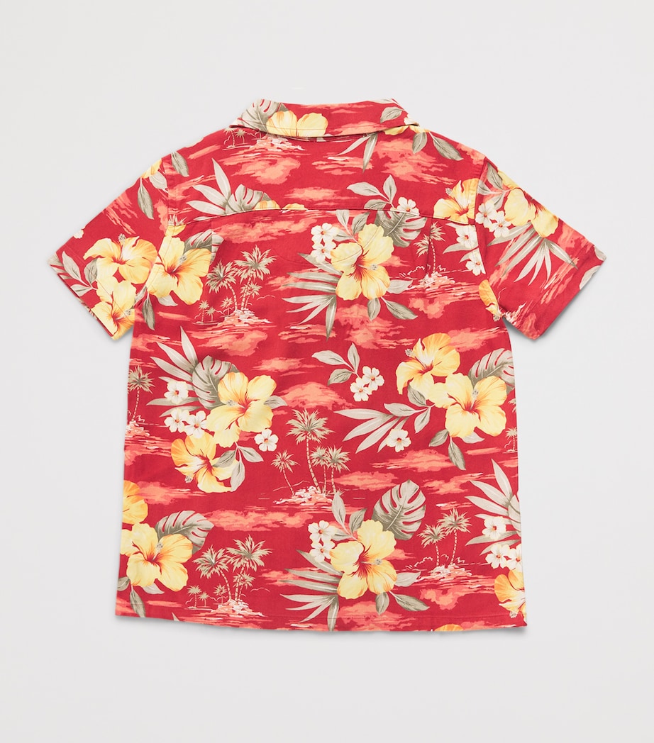 Ralph Lauren Kids Floral Short-Sleeve Shirt (7-14 Years) Image 2