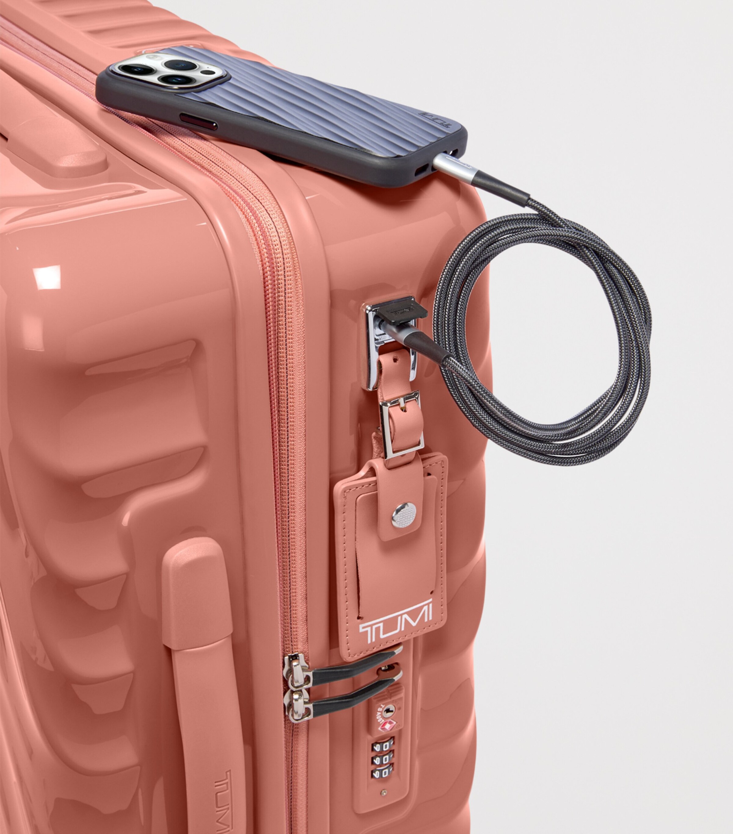 19 Degree Continental Expandable Cabin Suitcase (55cm) PINK CLAY A869 Image 7
