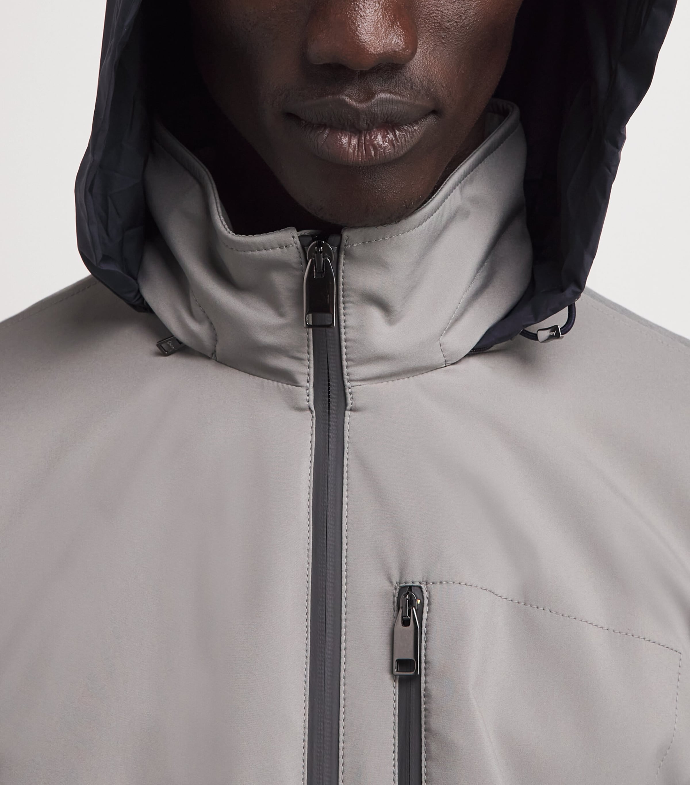 Brioni Mens High-Neck Jacket Image 3