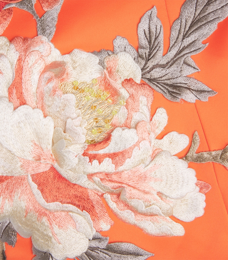 Floral Appliqué Ava Maxi Dress SAFFRON Image 5