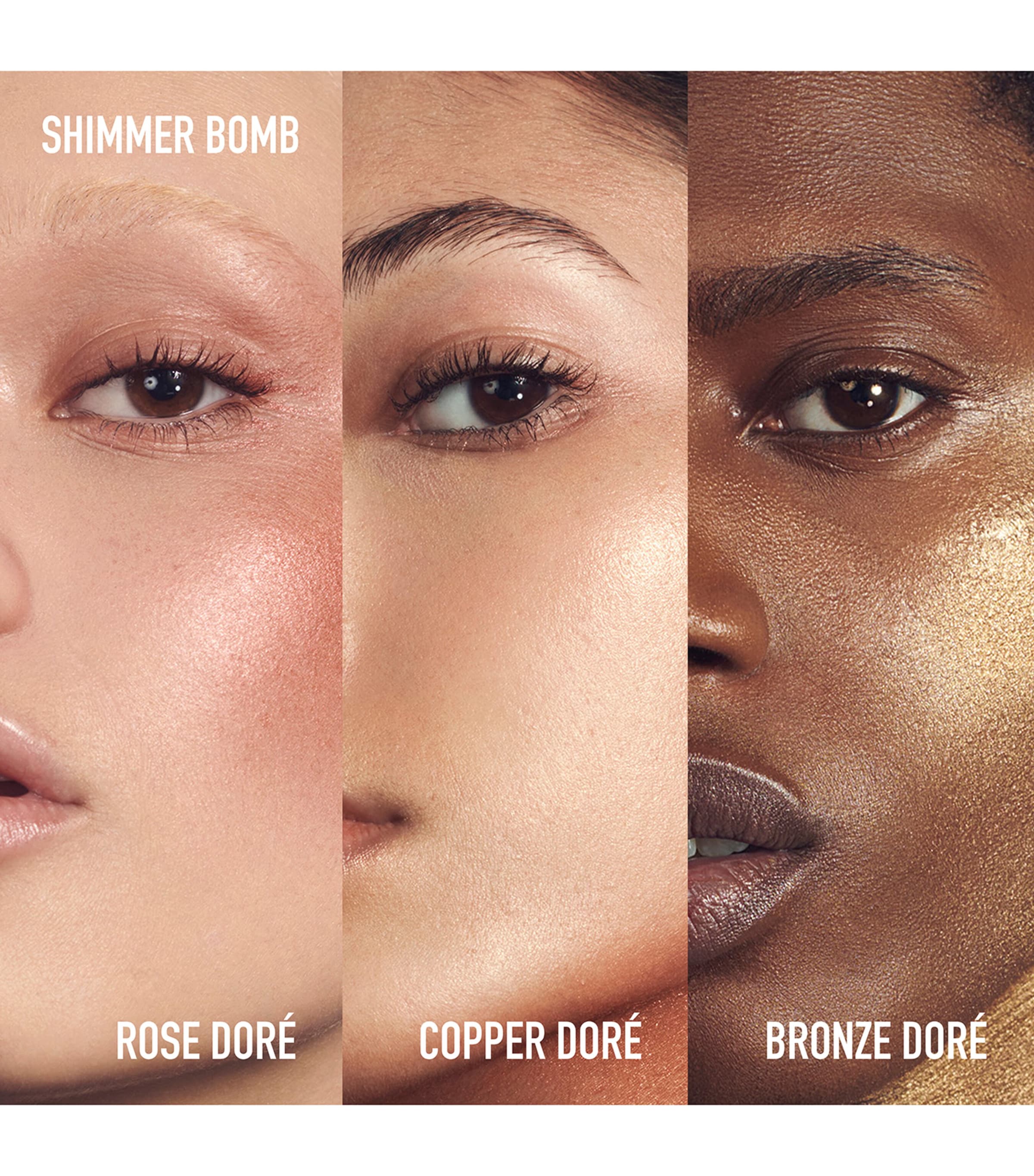 Rabanne Shimmer Bomb Spray-On Glitter Bronze Dore Image 2