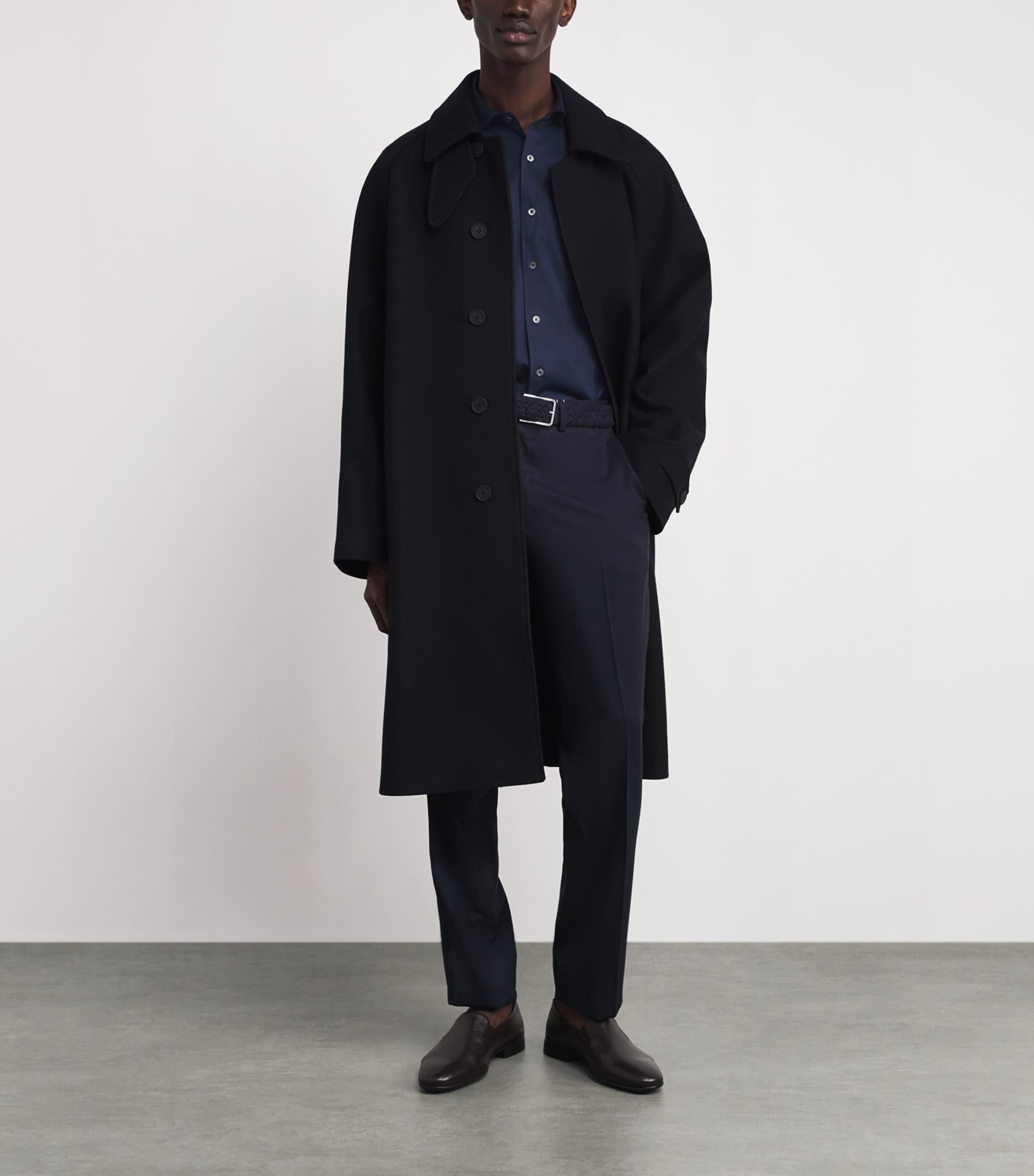 Cotton Cutaway Collar Shirt 301 Image 2