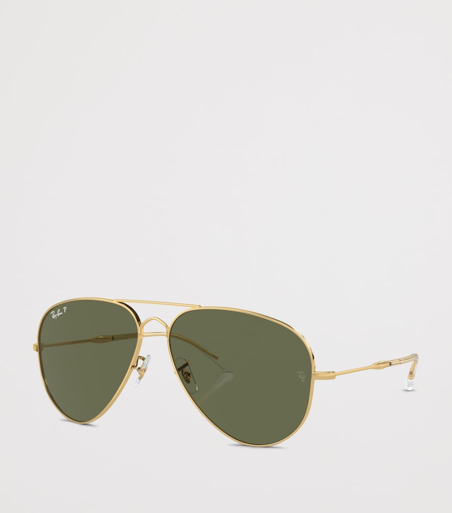 Ray-Ban Metal Old Aviator Pilot Sunglasses Image 2