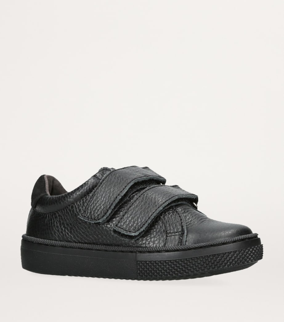 papouelli Leather Atlas Sneakers Black Image 3