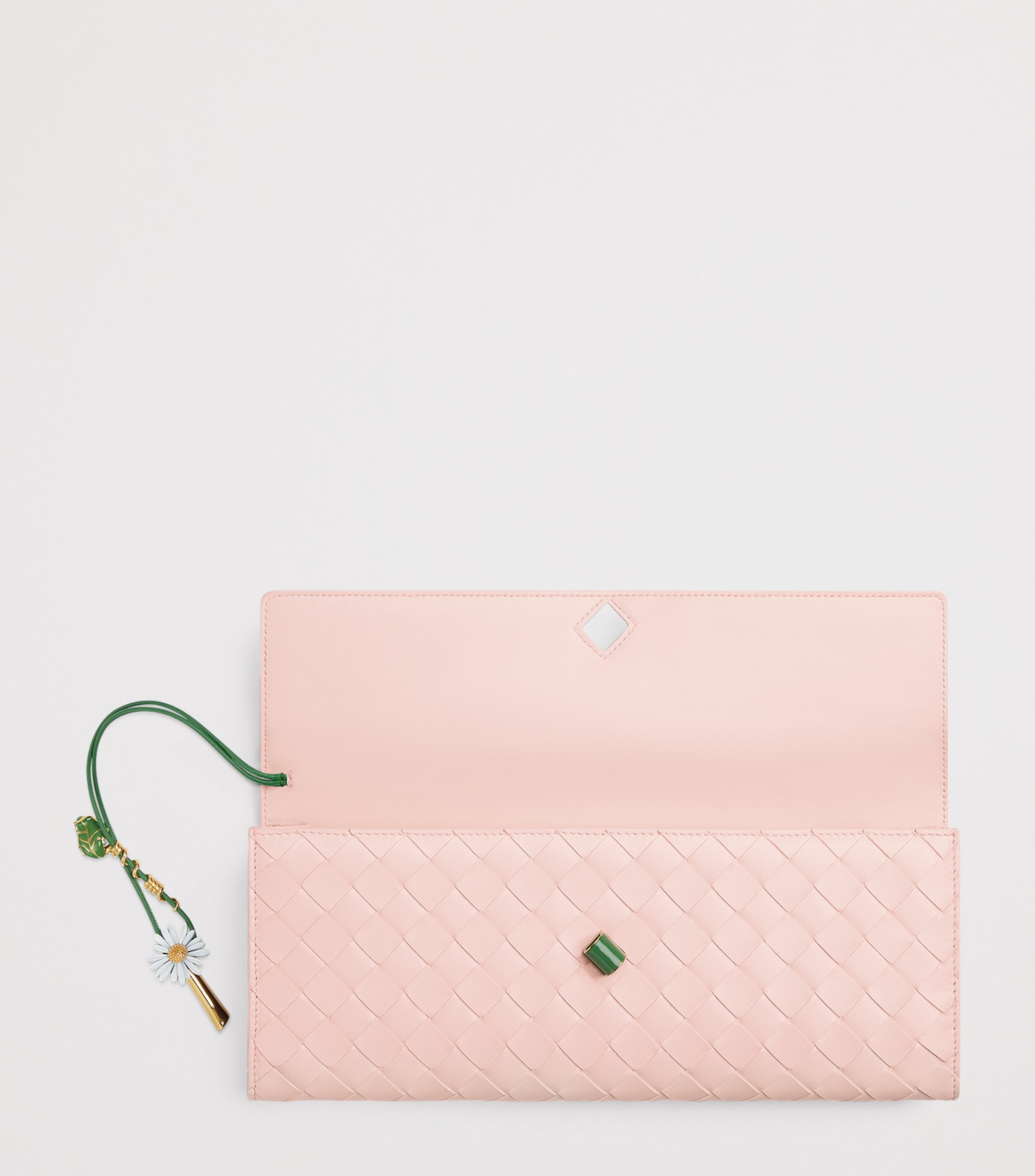 Bottega Veneta Leather Andiamo Clutch Bag Image 4