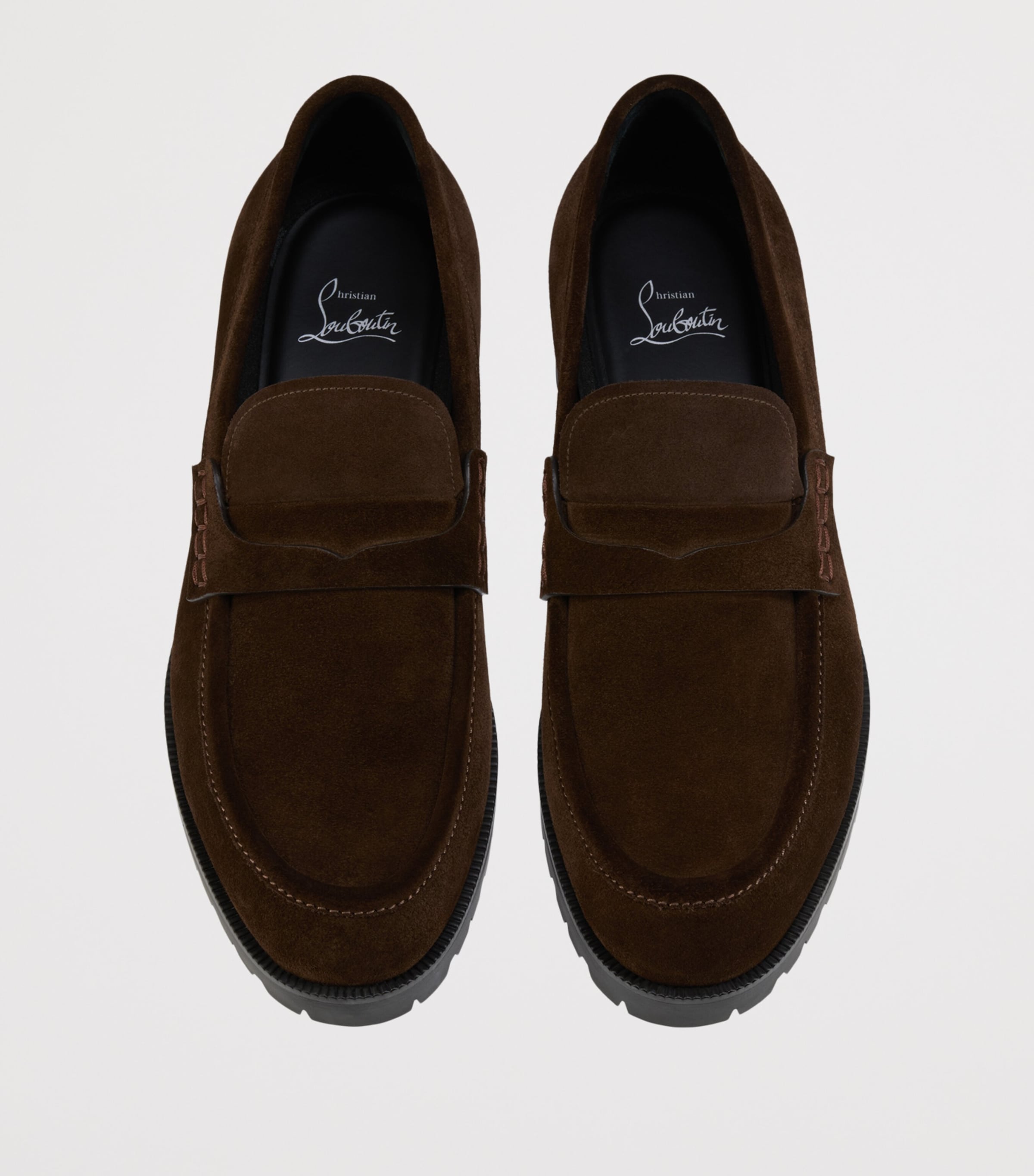 Christian Louboutin Cavavin Suede Derby Shoes Image 3