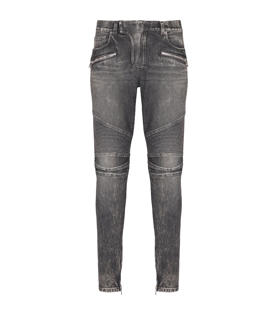 Biker Slim Jeans 9AZ GRIS DENIM Image 1