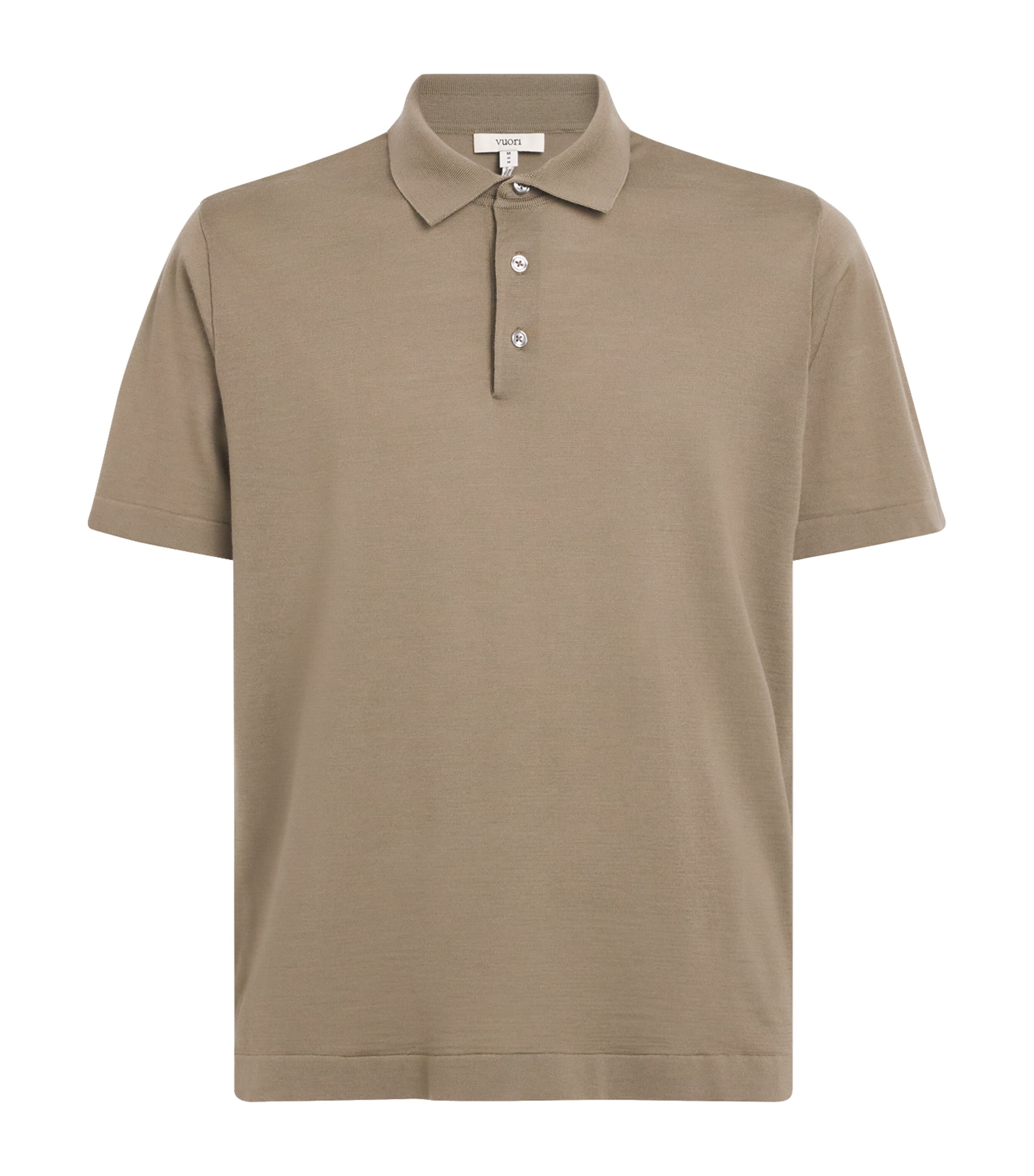 VUORI Merino Polo Shirt Tau Taupe Image 1
