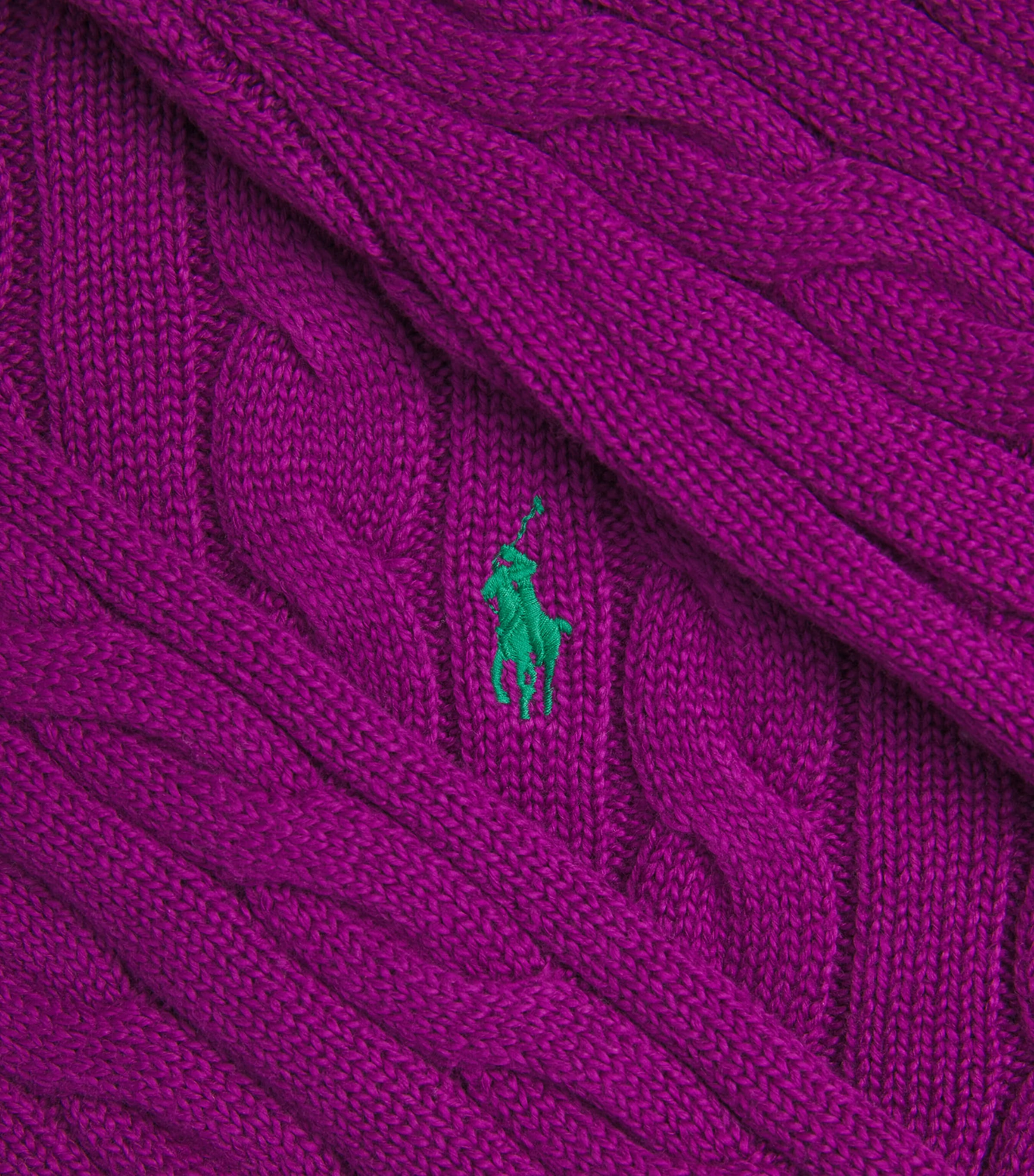Cotton Cable-Knit Sweater PURPLE DAWN Image 5