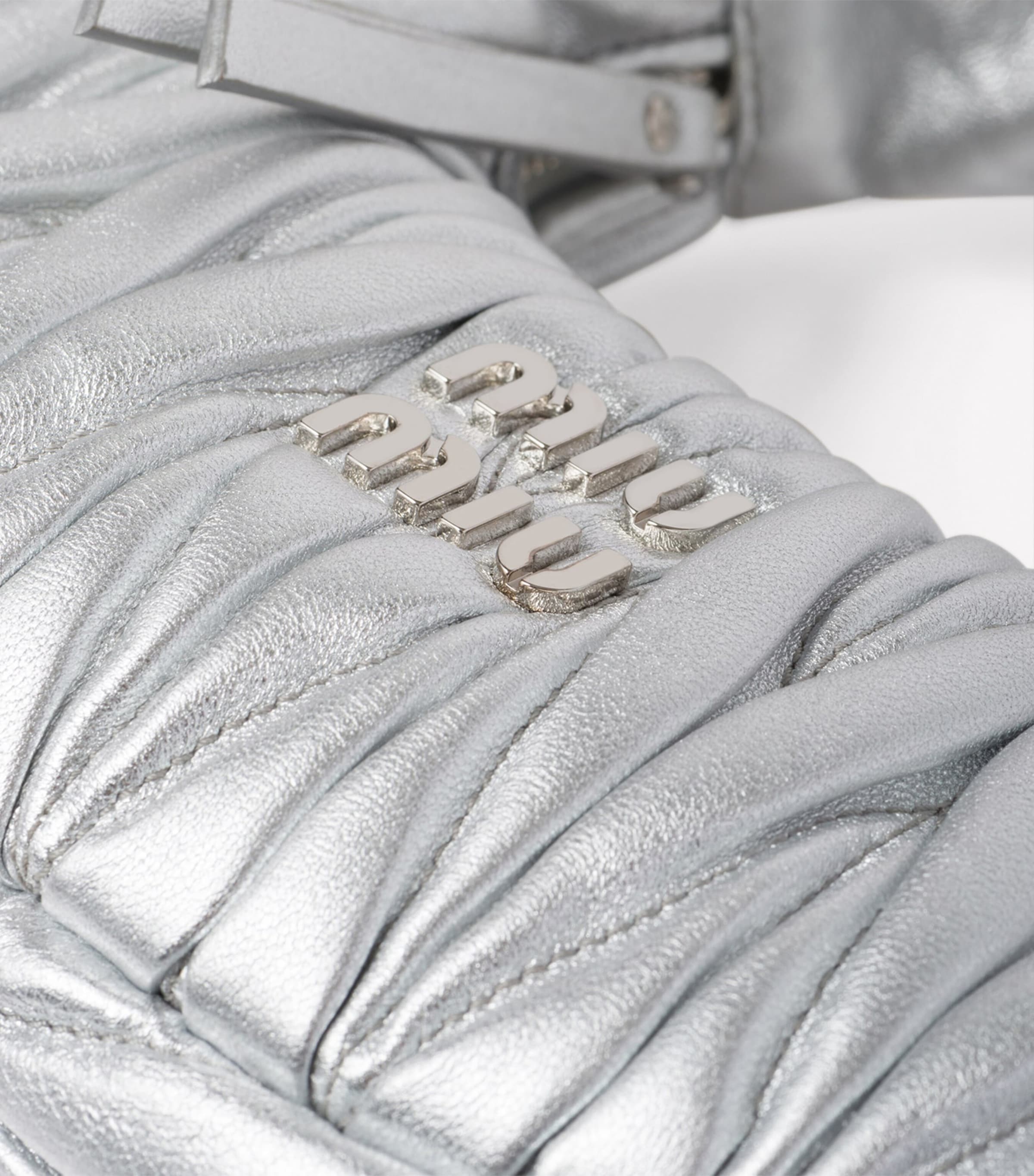 Mini Matelassé Leather Wander Top-Handle Bag F0118 Image 5