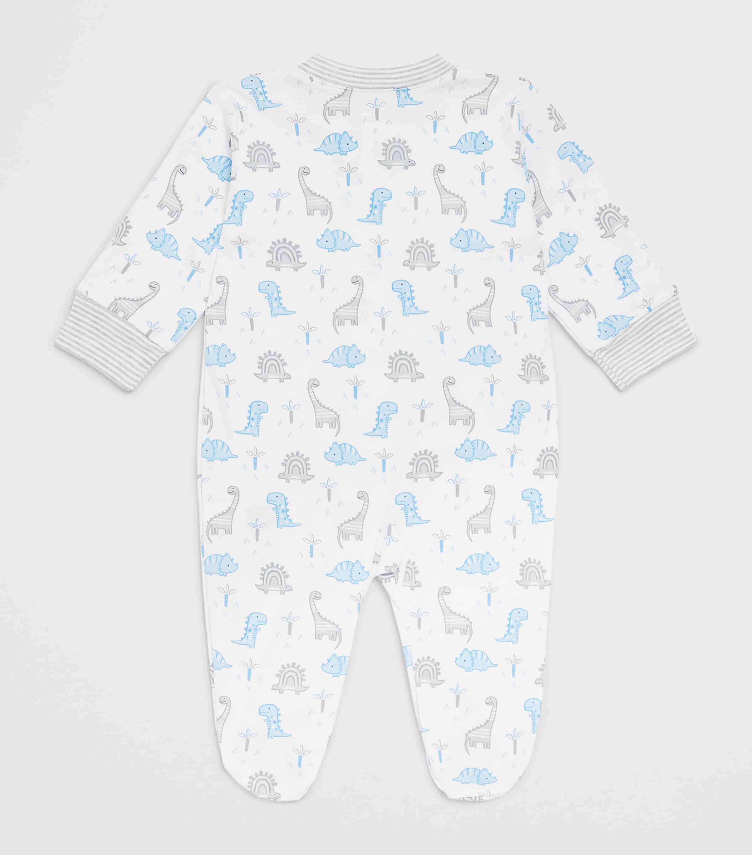 Kissy Kissy Pima Cotton Dinosaur Print All-In-One (0-9 Months) Multi Image 2