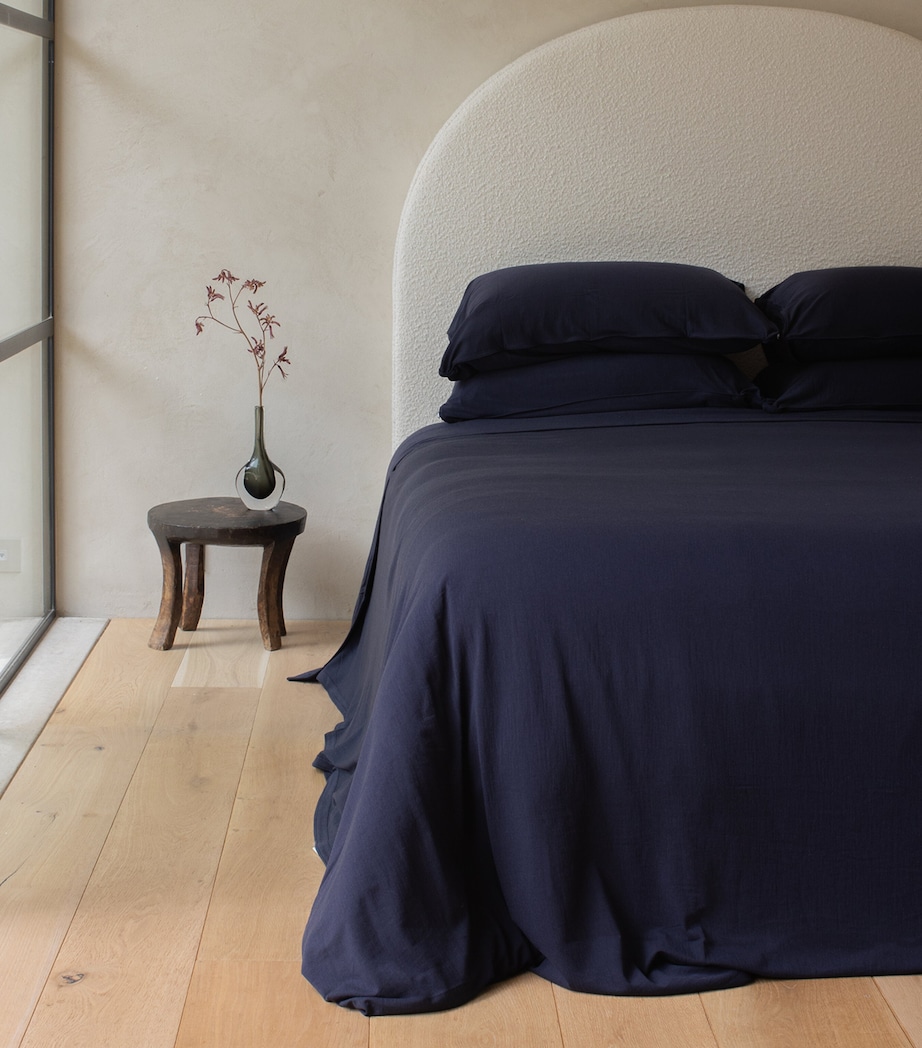 Merino Jersey Super King Fitted Sheet (180cm x 200cm) ARABIAN NIGHT SKY Image 1