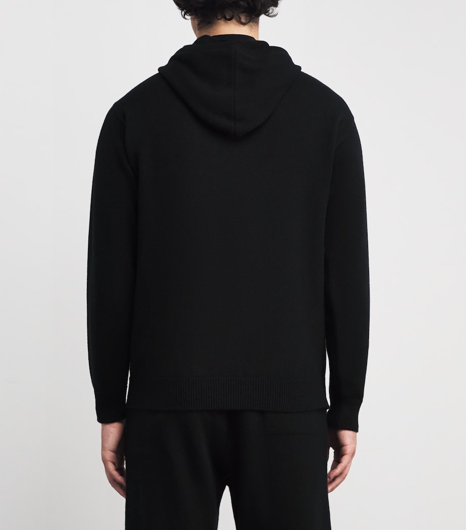 Cashmere Hoodie BLACK Image 7