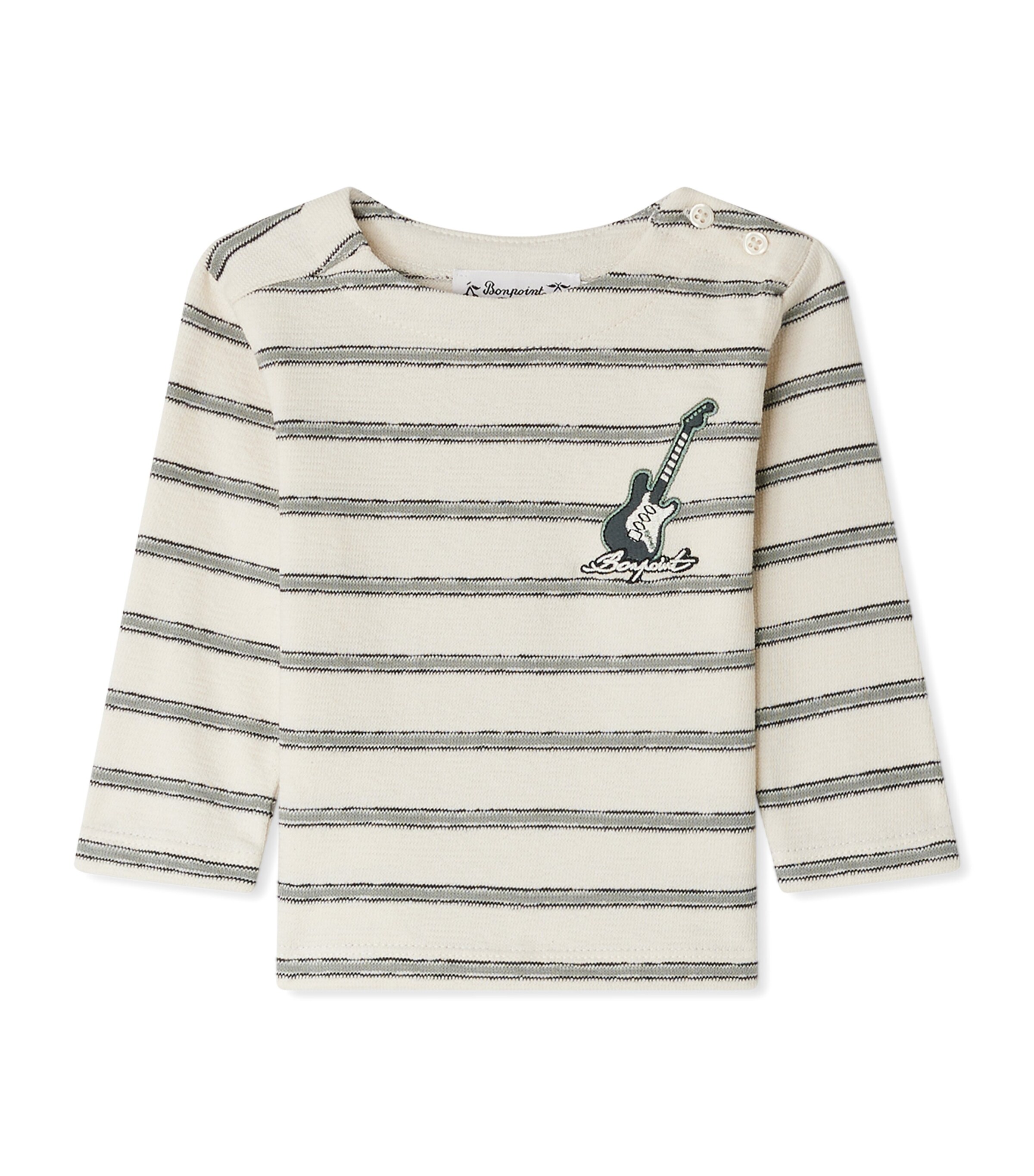 Bonpoint Cotton Guitar Long-Sleeve T-Shirt (6-18 Months) | Kids New In | Baby Clothing | T-Shirts & Polo Shirts | Designers | Bonpoint
