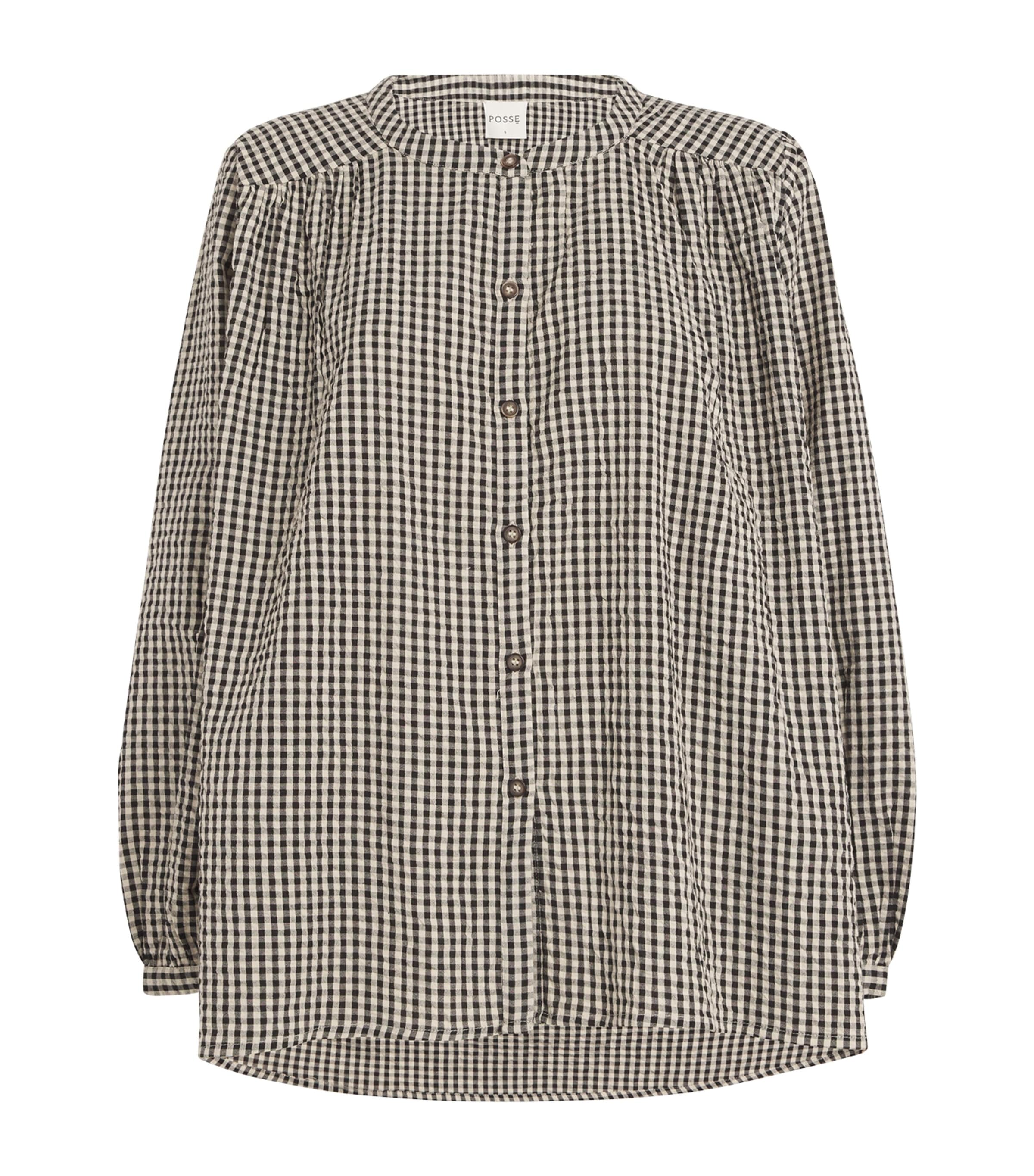 Shop Posse Cotton Gingham Mira Shirt